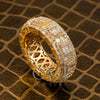 Auction Winner -14K YELLOW GOLD MEN'S RING WITH 2.80 CT DIAMONDS ITEM #:MIL01459