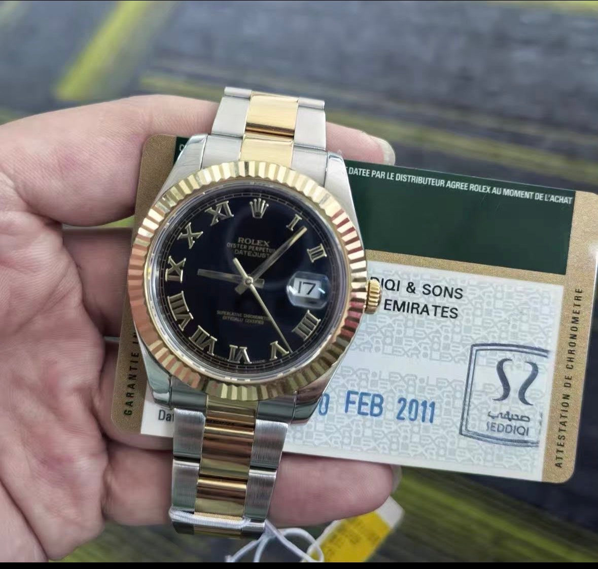 Rolex two tone 41mm datejust