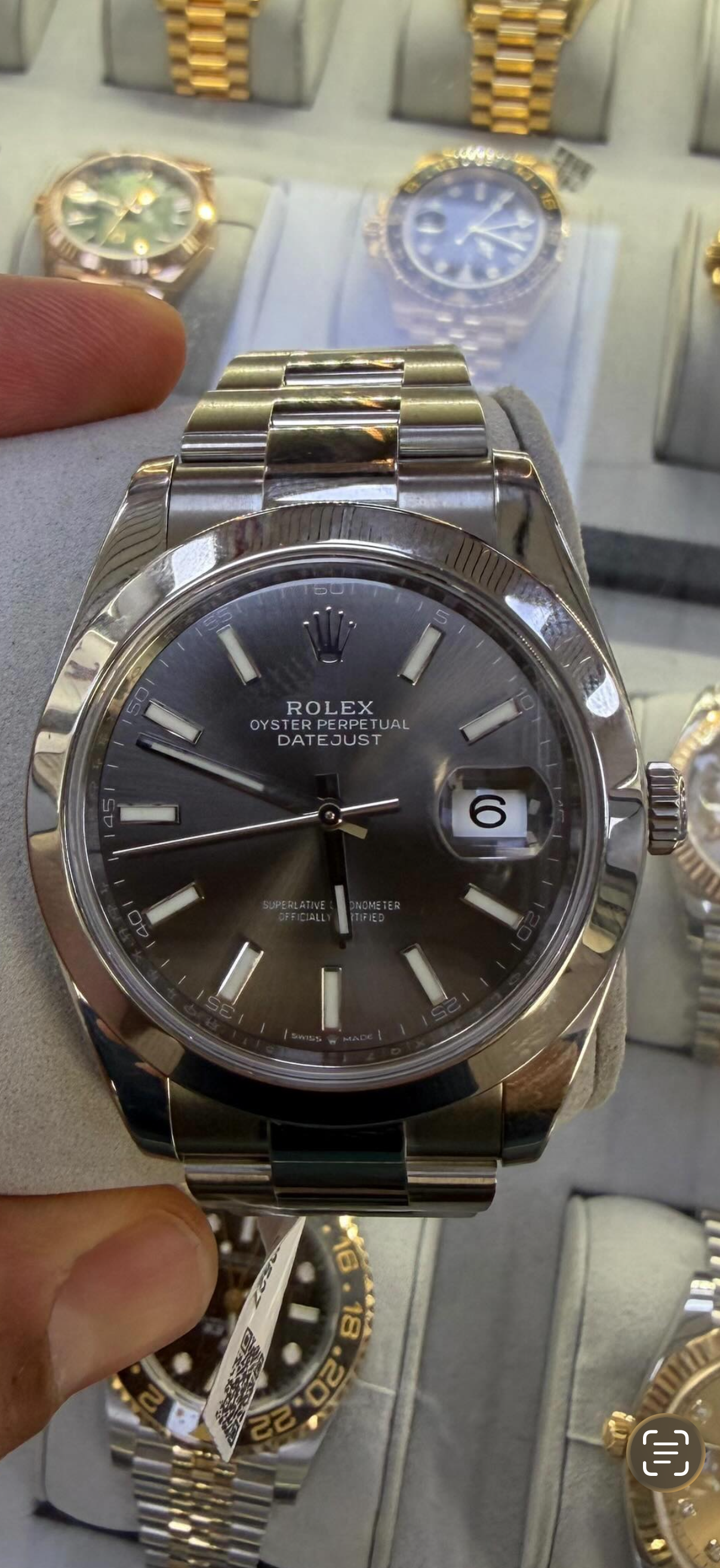 41mm 2022 Rolex grey dial