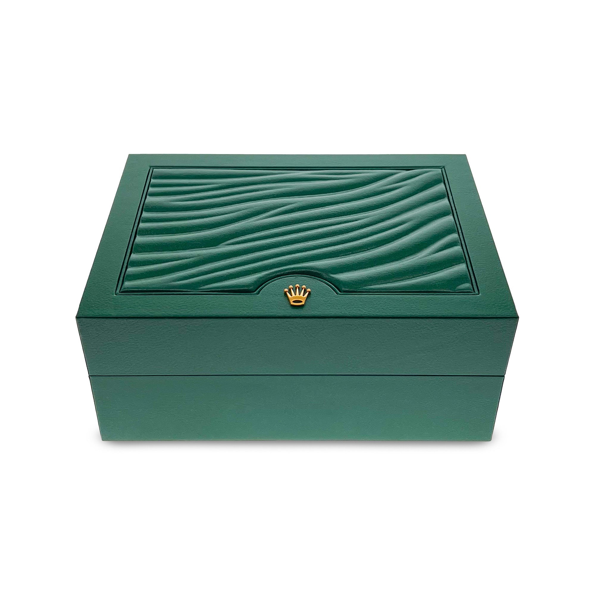 Rolex Sky-Dweller 42MM 336934 Green Dial Fluted Bezel Stainless Steel Jubilee Bracelet