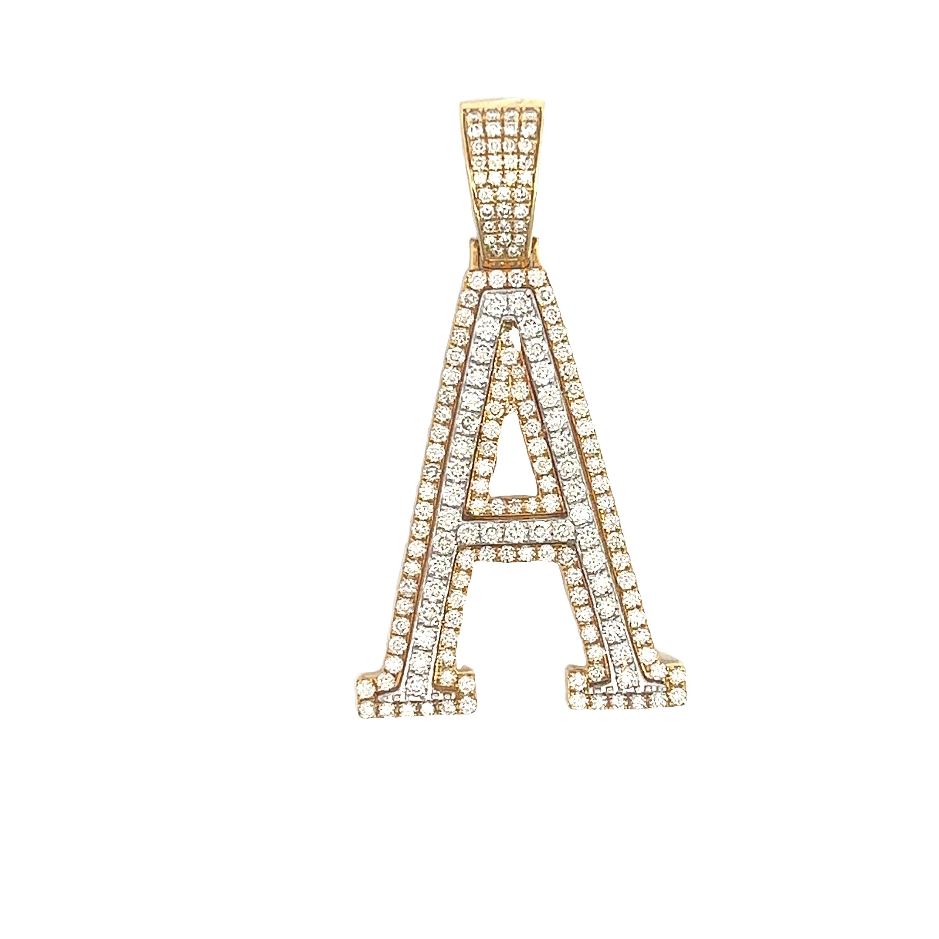 CHR0872YW $19.990.06 10KY+W 3.10CTW DIAMOND TWO CONE INITIAL NDANT - ”A”__2024-04-10-16-08-48.jpg