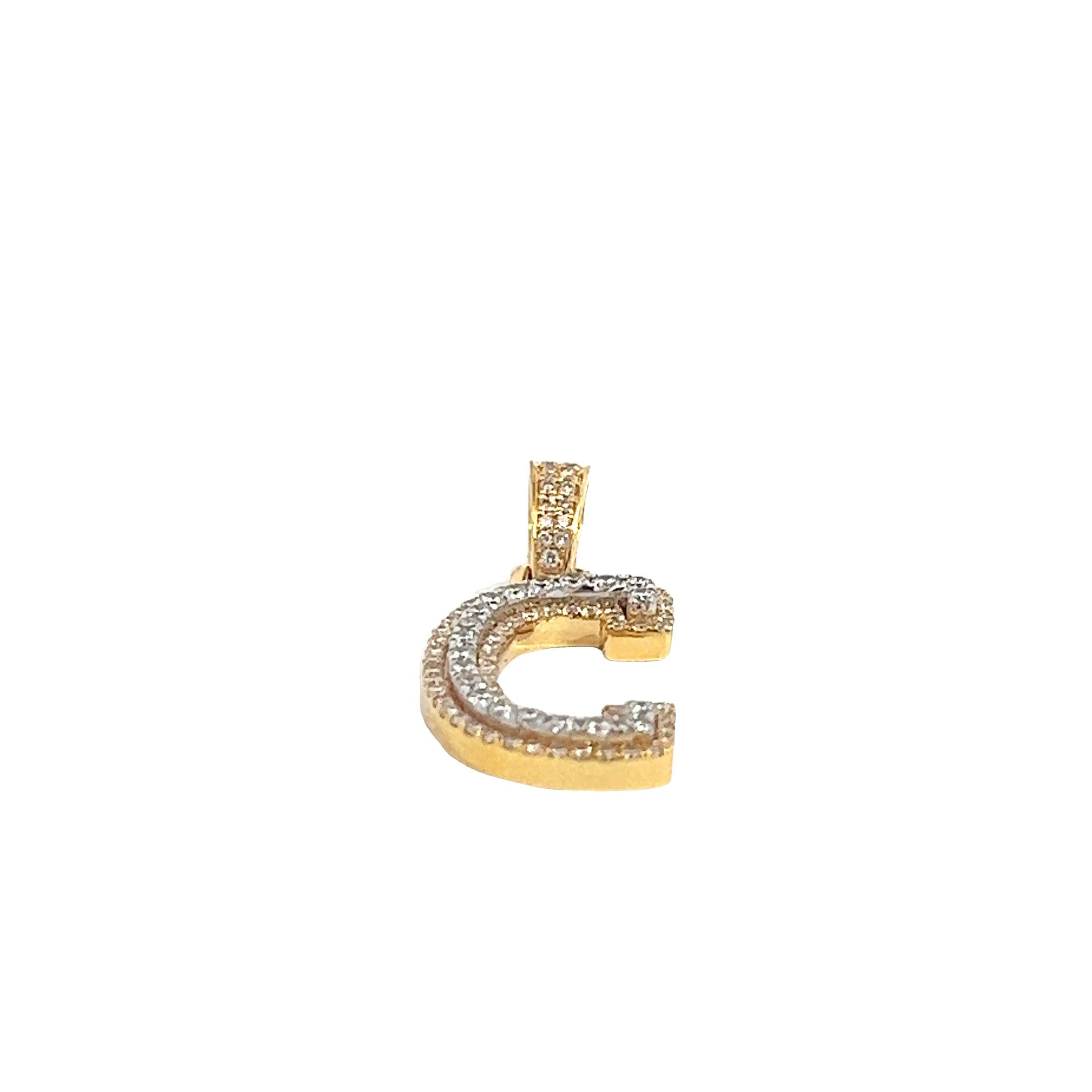 CHR1556AY-C $6,500.00 14KY 0.70CTW DIAMOND 3D TWO TONE LETTER PENDANT - C__2024-04-10-13-04-09.jpg