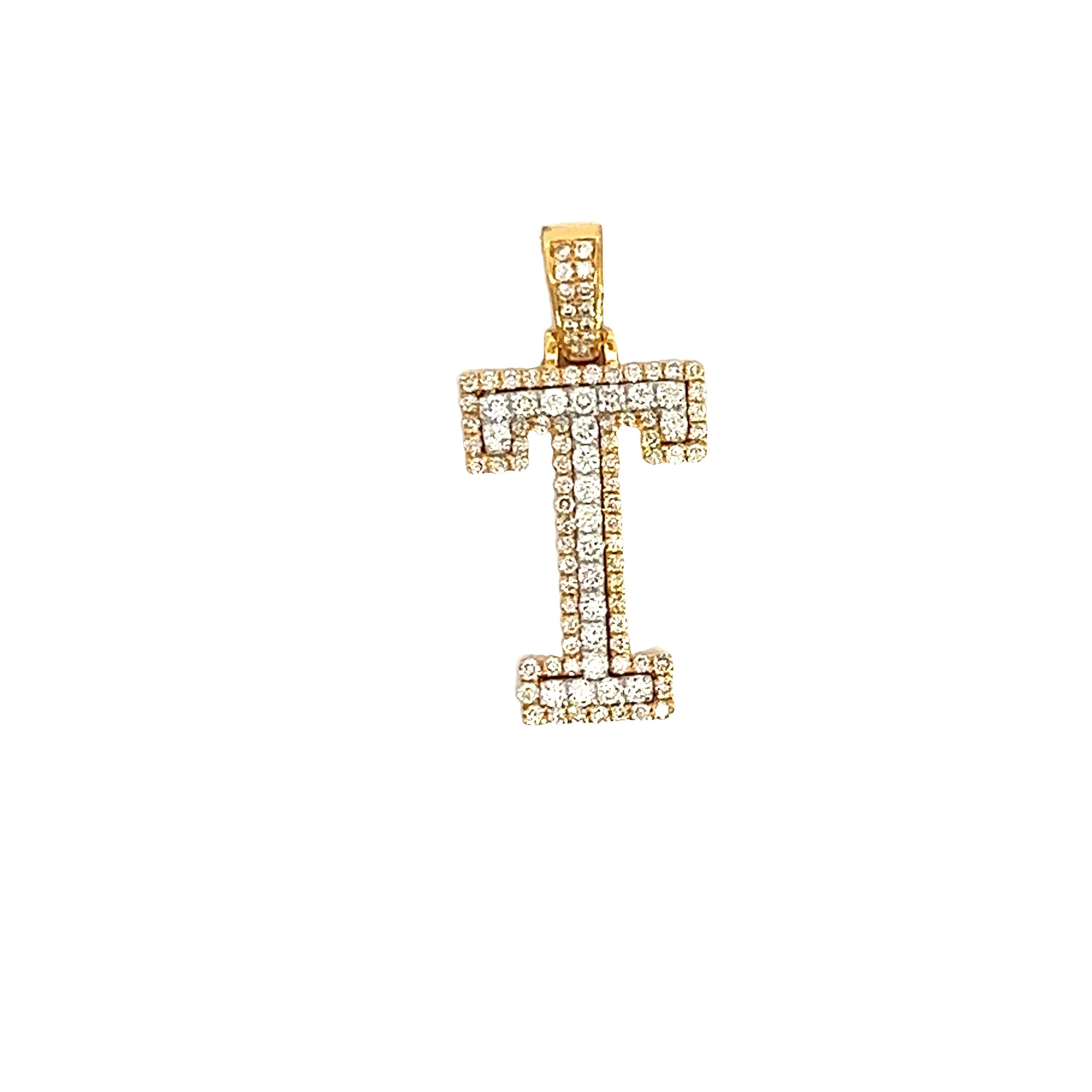 CHR1556AY-T $6,750.00 14KY 0.80CTW DIAMOND 3D TWO TONE LETTER PENDANT - T__2024-04-09-16-53-51.jpg