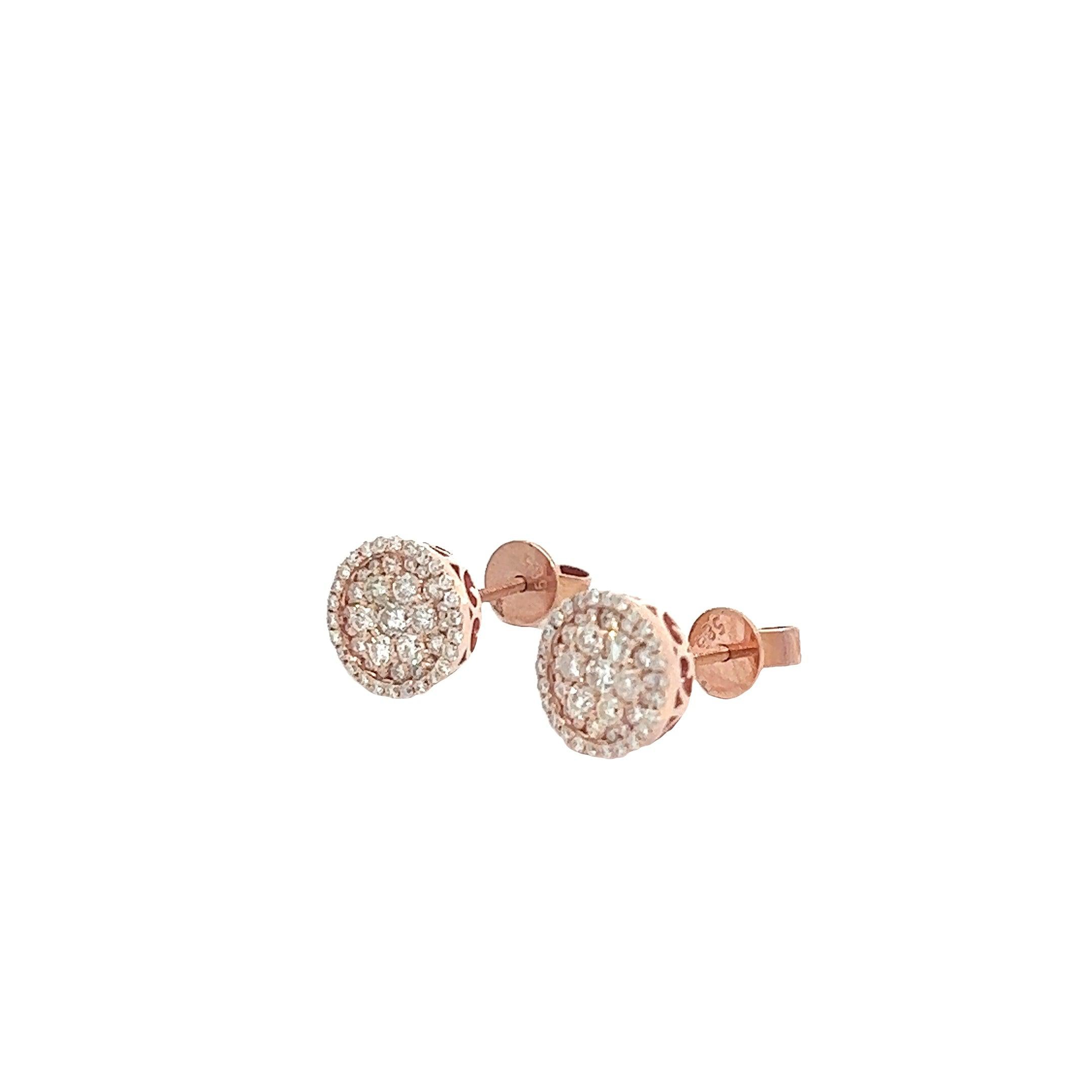 CL2421R $7,990.00 14KR 1.00CTW DIAMOND ROUND CLUSTER EARRINGS SINGLE ROW BORDERCL2421R $7,990.00 14KR 1.00CTW DIAMOND ROUND CLUSTER EARRINGS - SINGLE ROW BORDER__2024-04-19-12-11-43-2.jpg