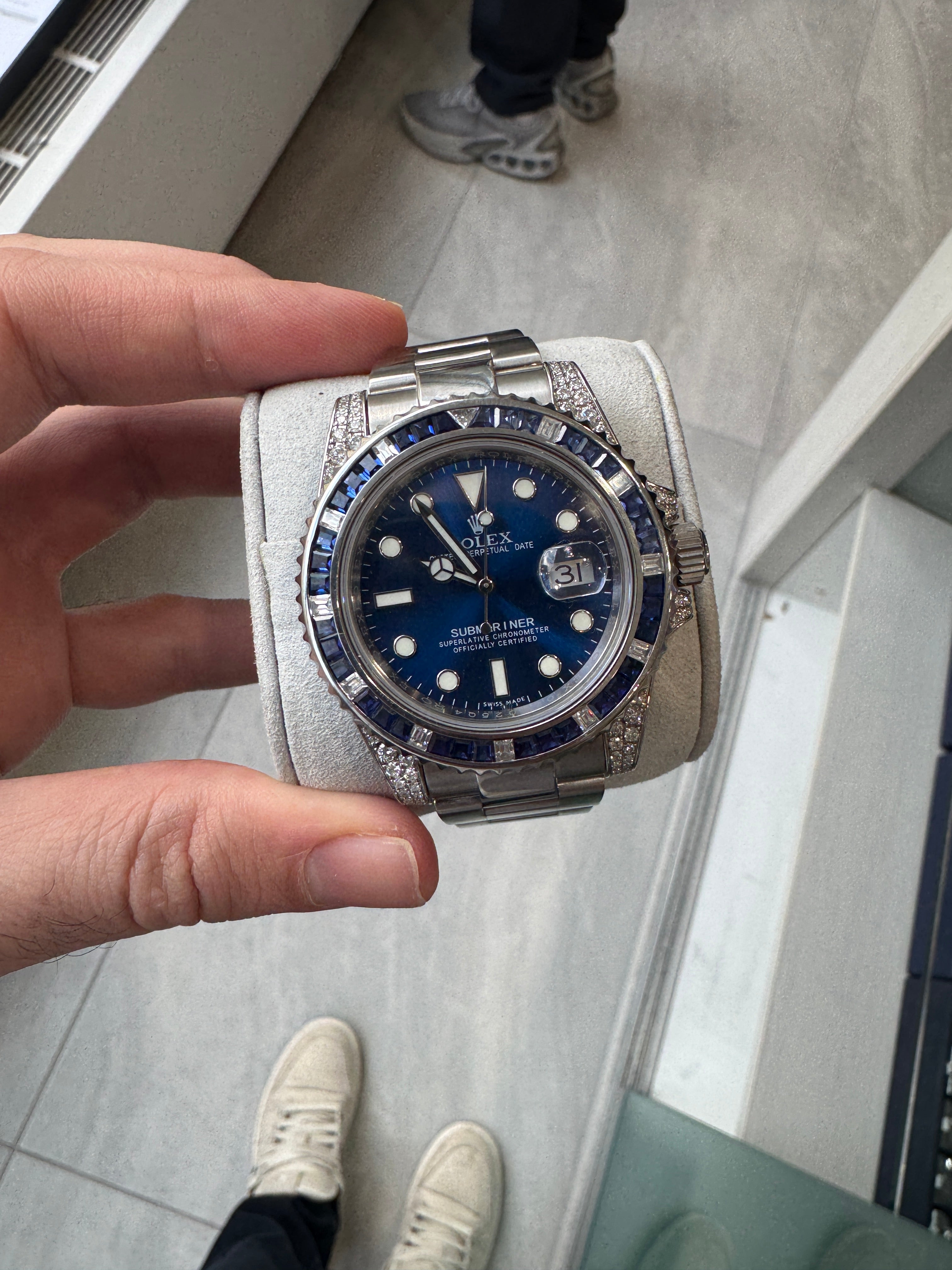 Rolex submariner blue