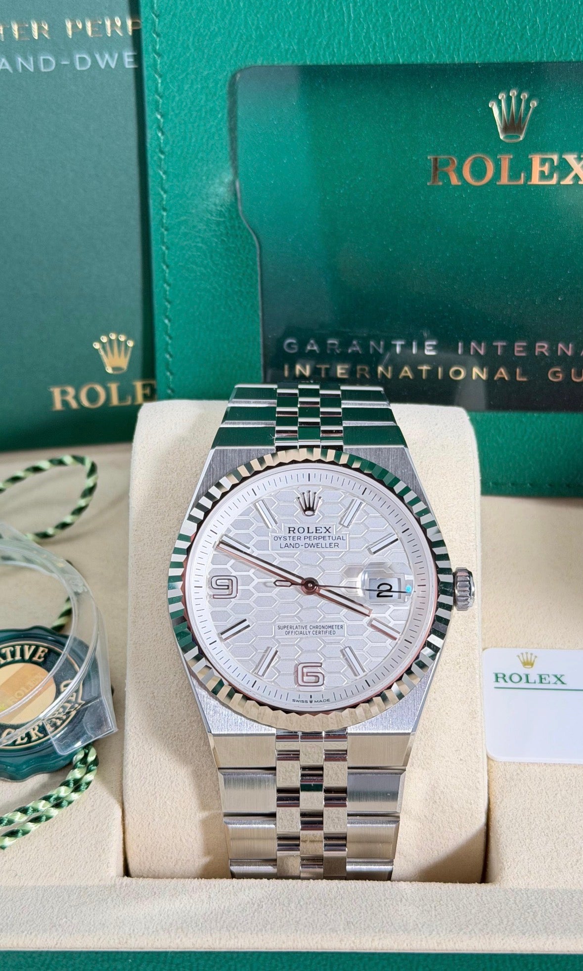 Rolex steel land dweller