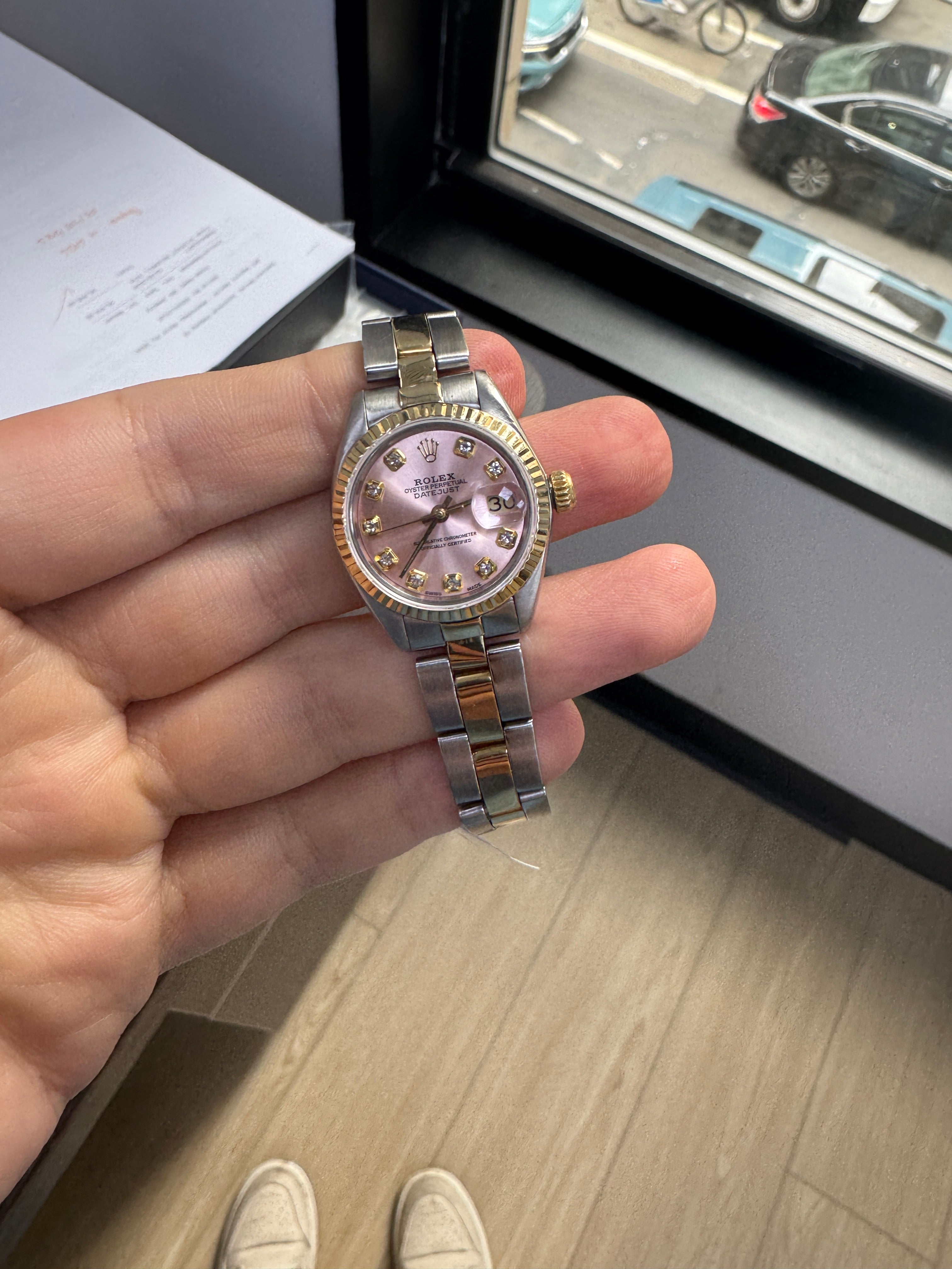 31mm two tone with custom dial and bezel