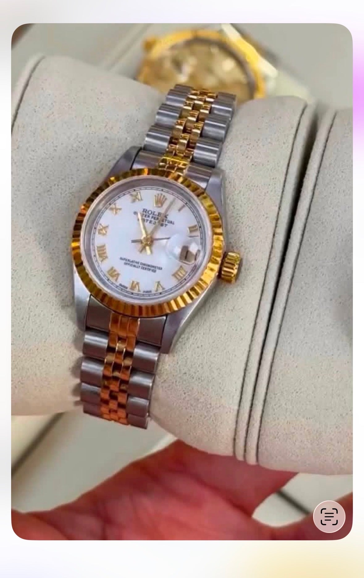 Trade 2 mini love bracelet for 26mm two tone