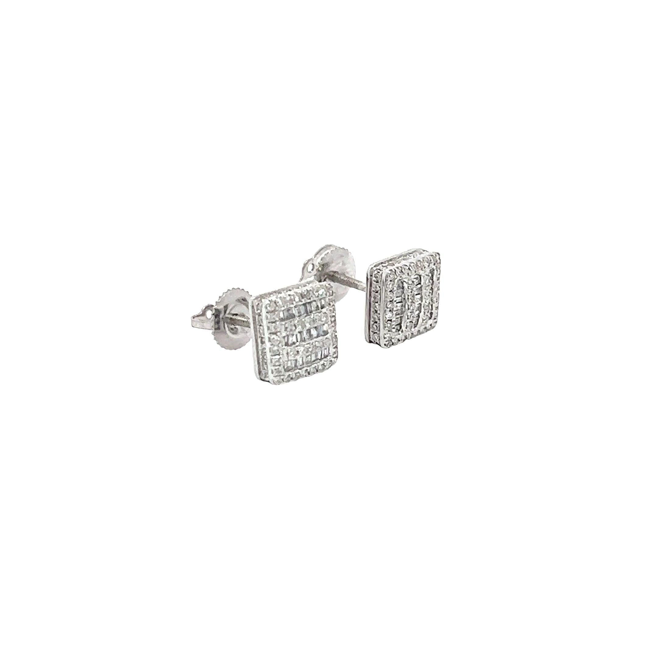 ER3855W $4,500.00 14KW 0.55CT BAGUETTE DIAMOND STUD EARRINGS - SQUARE SHAPE -W: ROUND DIAM BORDER__2024-04-18-11-01-21-1.jpg