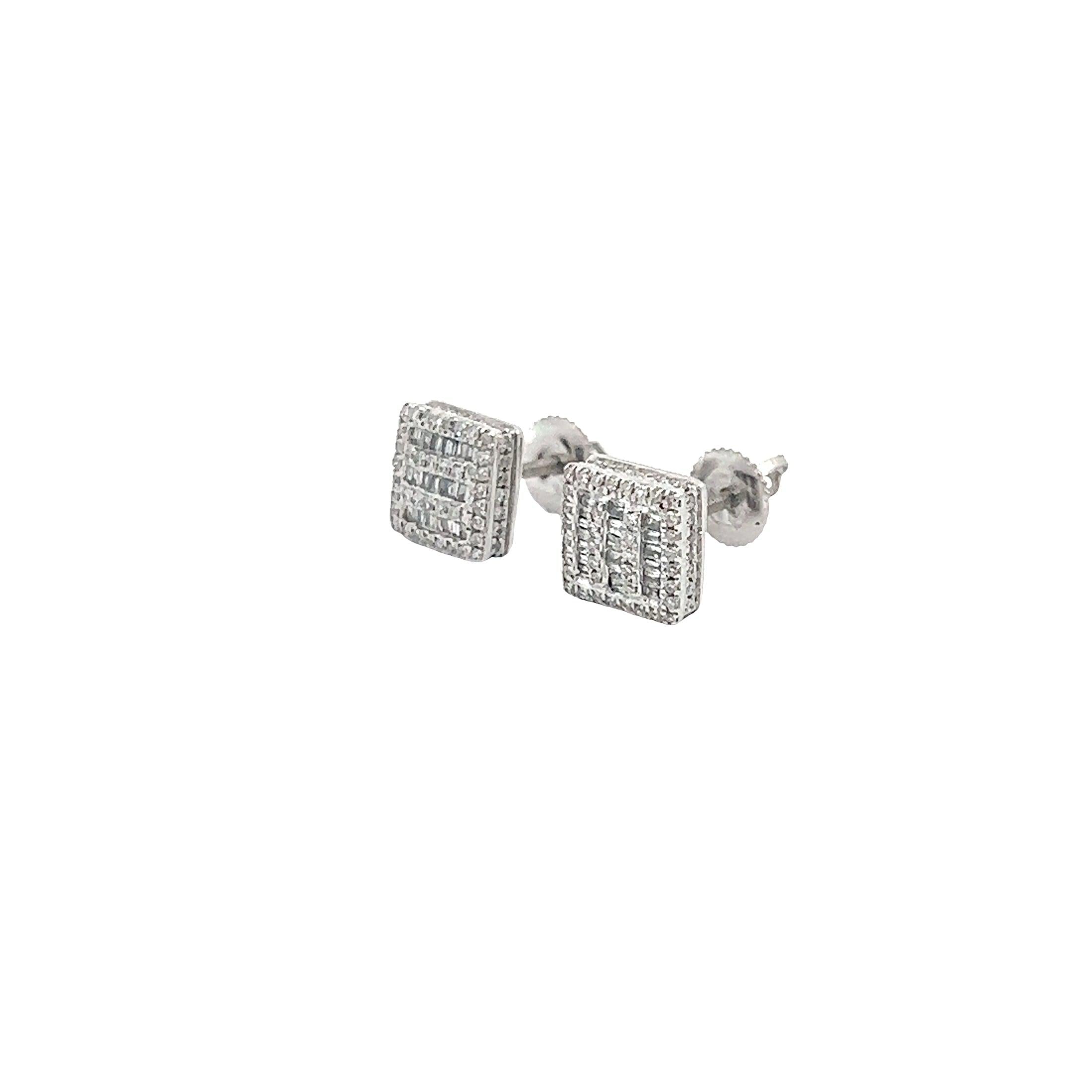 ER3855W $4,500.00 14KW 0.55CT BAGUETTE DIAMOND STUD EARRINGS - SQUARE SHAPE -W: ROUND DIAM BORDER__2024-04-18-11-01-21-2.jpg