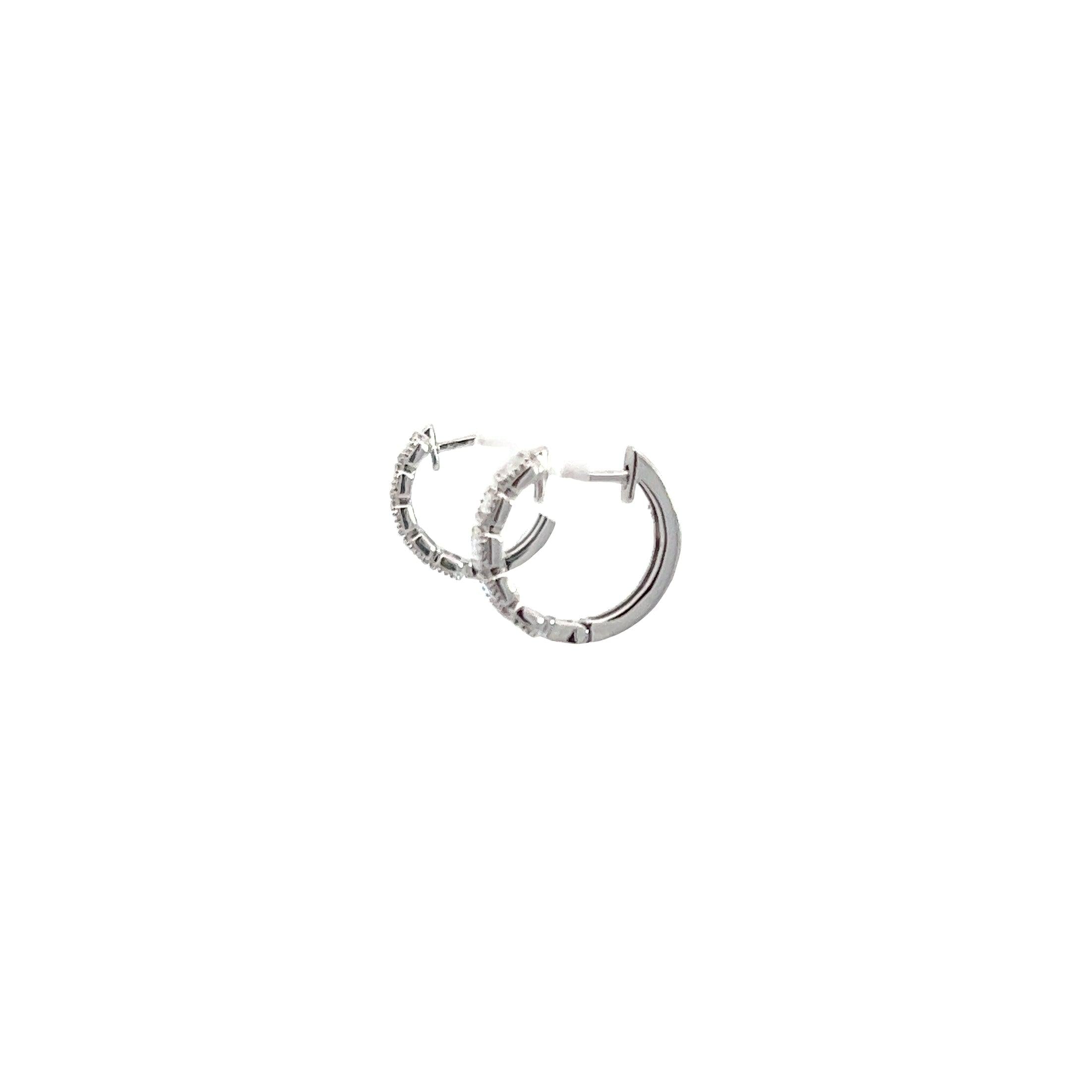 HEO340W $12,990.00 1120E18 TAL D DIAMAOND TE MUGGIEHE0240W $12,990.00 14KW 1.20CTW EMERALD DIAMOND 5-STONE HUGGIE HOOP EARRINGS MILLGRAIN BORDER aG:a0__2024-04-11-13-16-12-2.jpg