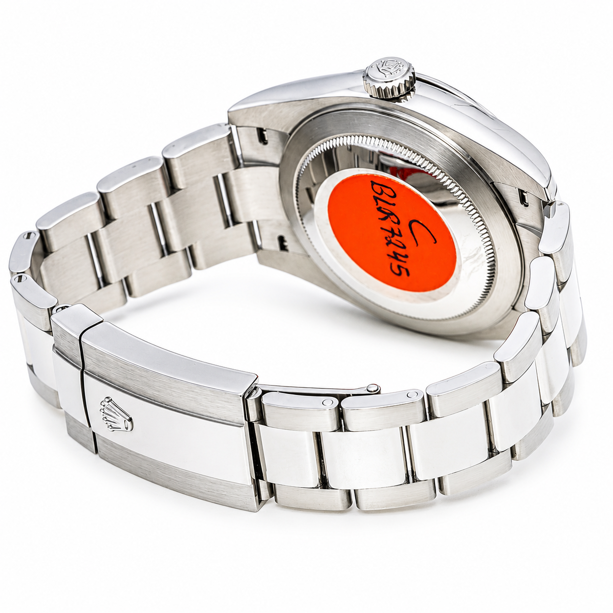 ROLEX DATEJUST 41MM 126300 WHITE ROMAN DIAL SMOOTH BEZEL OYSTER BRACELET