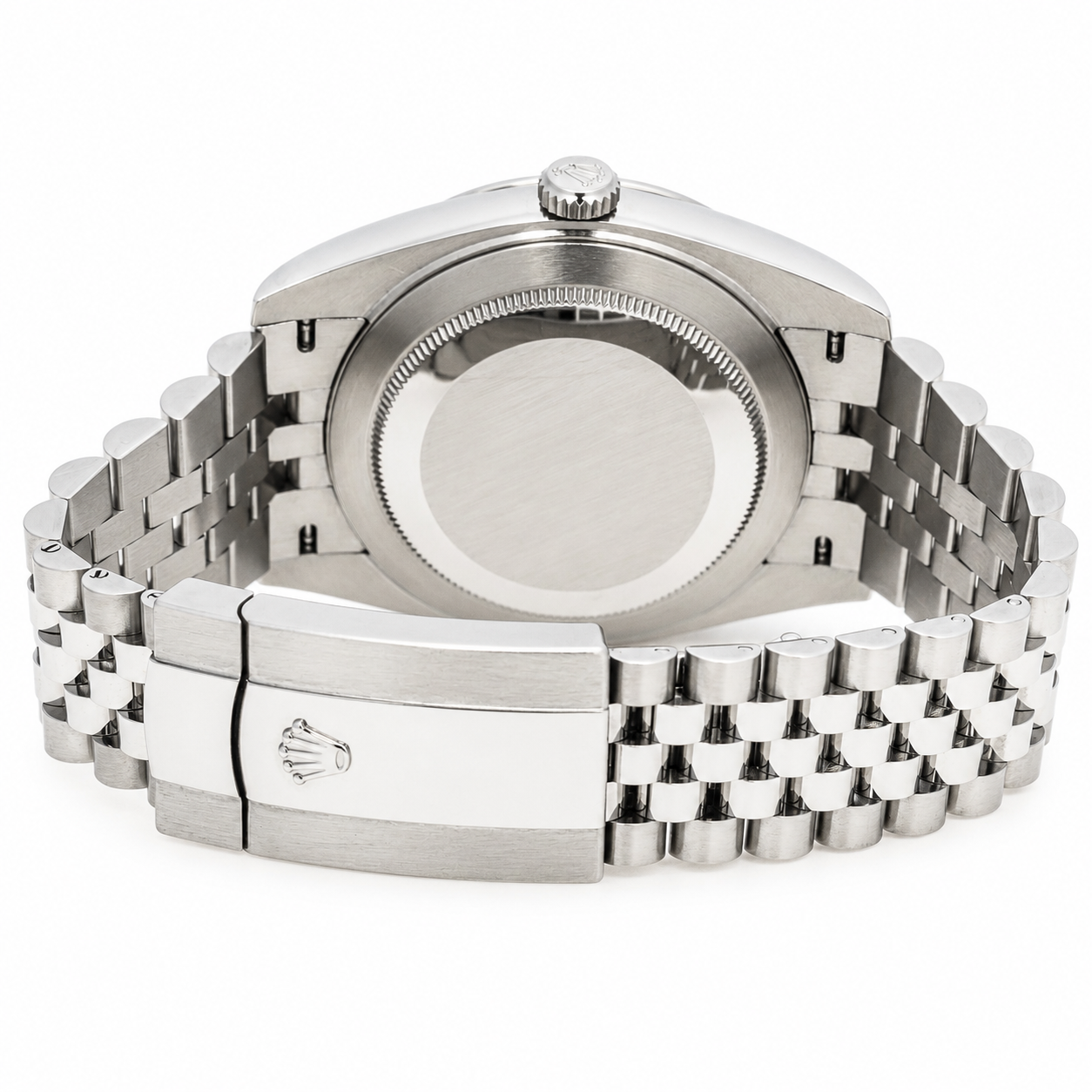 ROLEX DATEJUST 41MM 126300 SILVER INDEX DIAL SMOOTH BEZEL JUBILEE BRACELET
