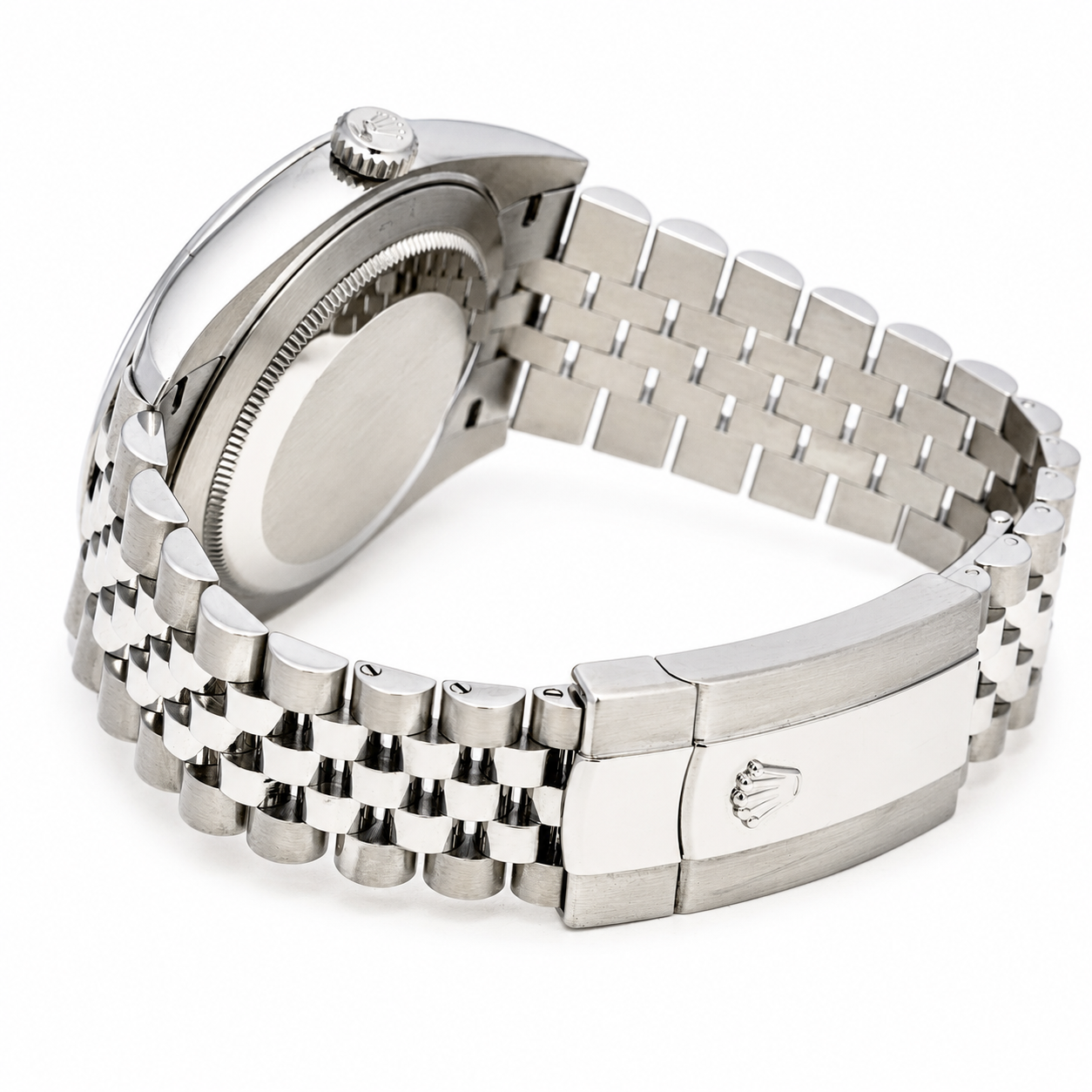 ROLEX DATEJUST 41MM 126300 SILVER INDEX DIAL SMOOTH BEZEL JUBILEE BRACELET