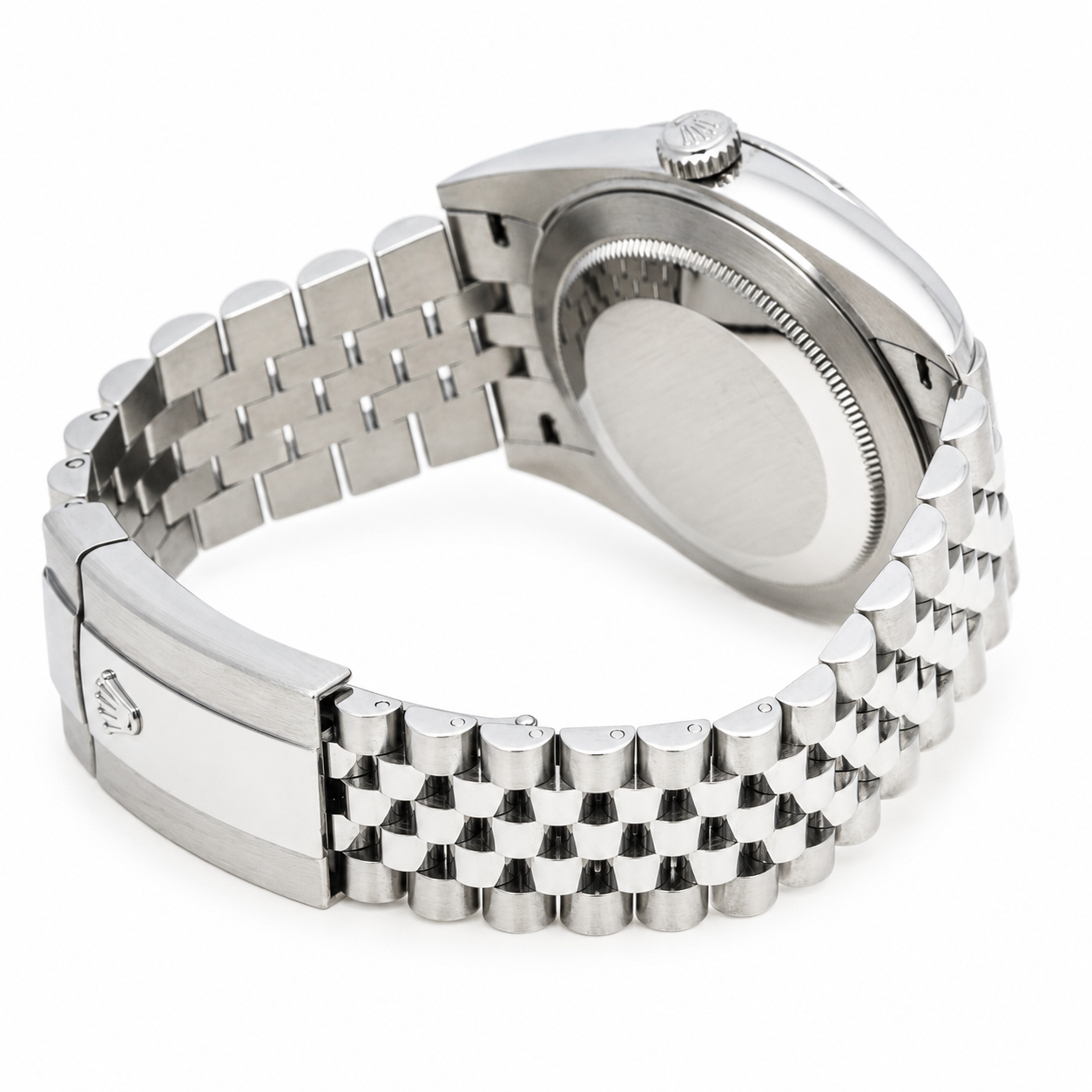 ROLEX DATEJUST 41MM 126300 SILVER INDEX DIAL SMOOTH BEZEL JUBILEE BRACELET