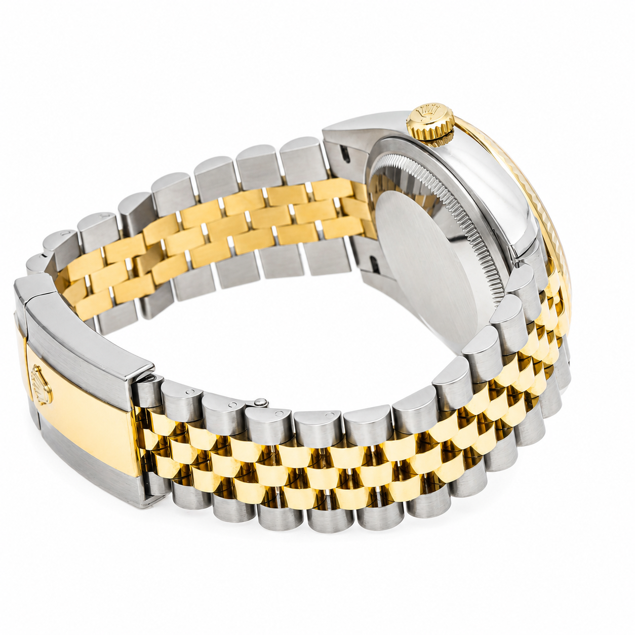 ROLEX DATEJUST 36MM 126233 CHAMPAGNE INDEX DIAL FLUTED BEZEL JUBILEE BRACELET