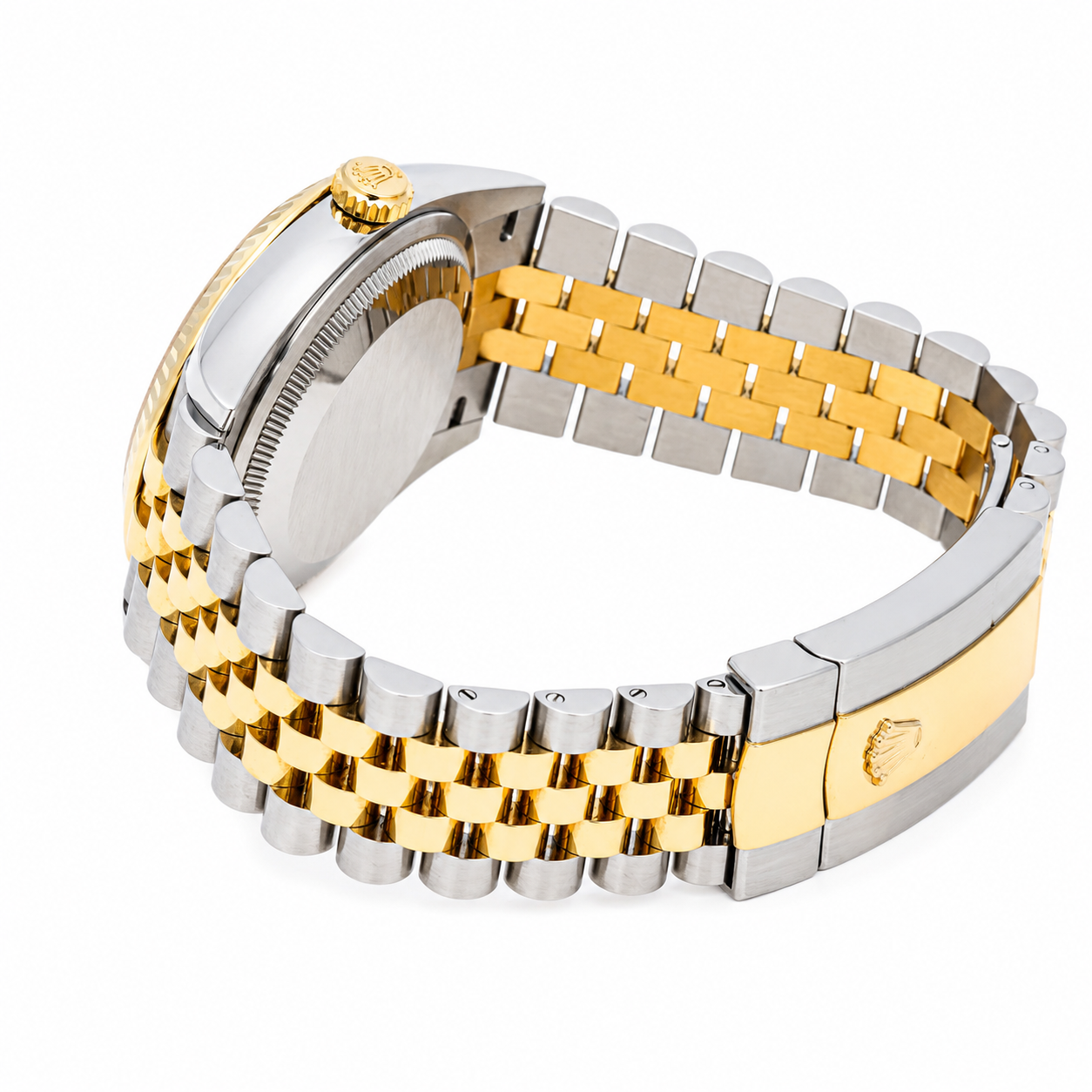 ROLEX DATEJUST 36MM 126233 CHAMPAGNE INDEX DIAL FLUTED BEZEL JUBILEE BRACELET