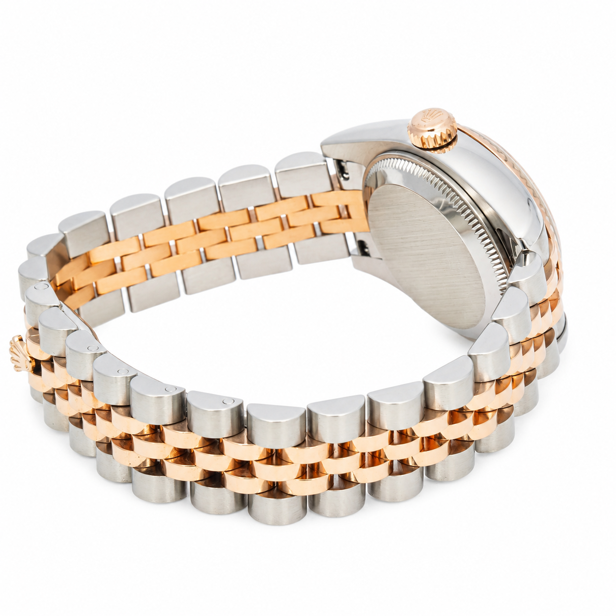 ROLEX LADY DATEJUST 179171 WHITE ROMAN DIAL ROSE GOLD STEEL