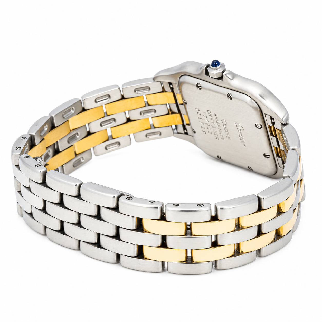 CARTIER PANTHERE 187949 TWO TONE IVORY ROMAN DIAL