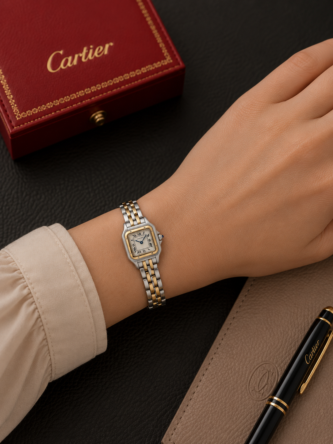 CARTIER PANTHERE 6692 TWO-TONE 22MM SMALL MODEL