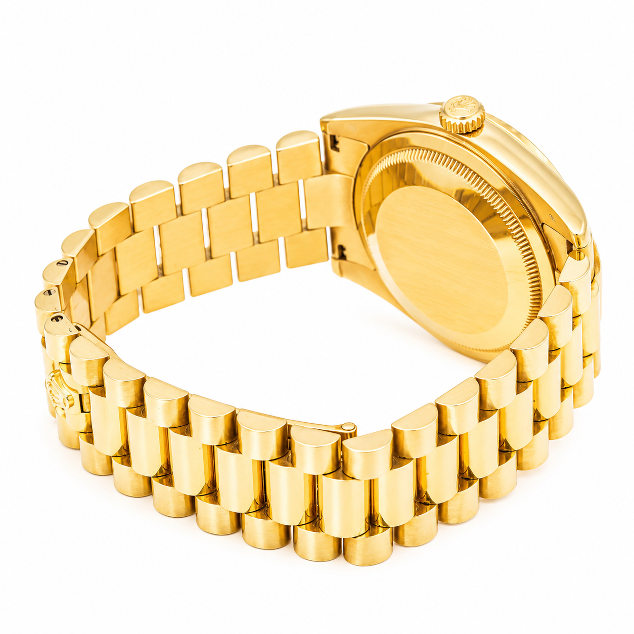 ROLEX DAY-DATE 36MM CHAMPAGNE DIAMOND DIAL 18K YELLOW GOLD PRESIDENT 118238