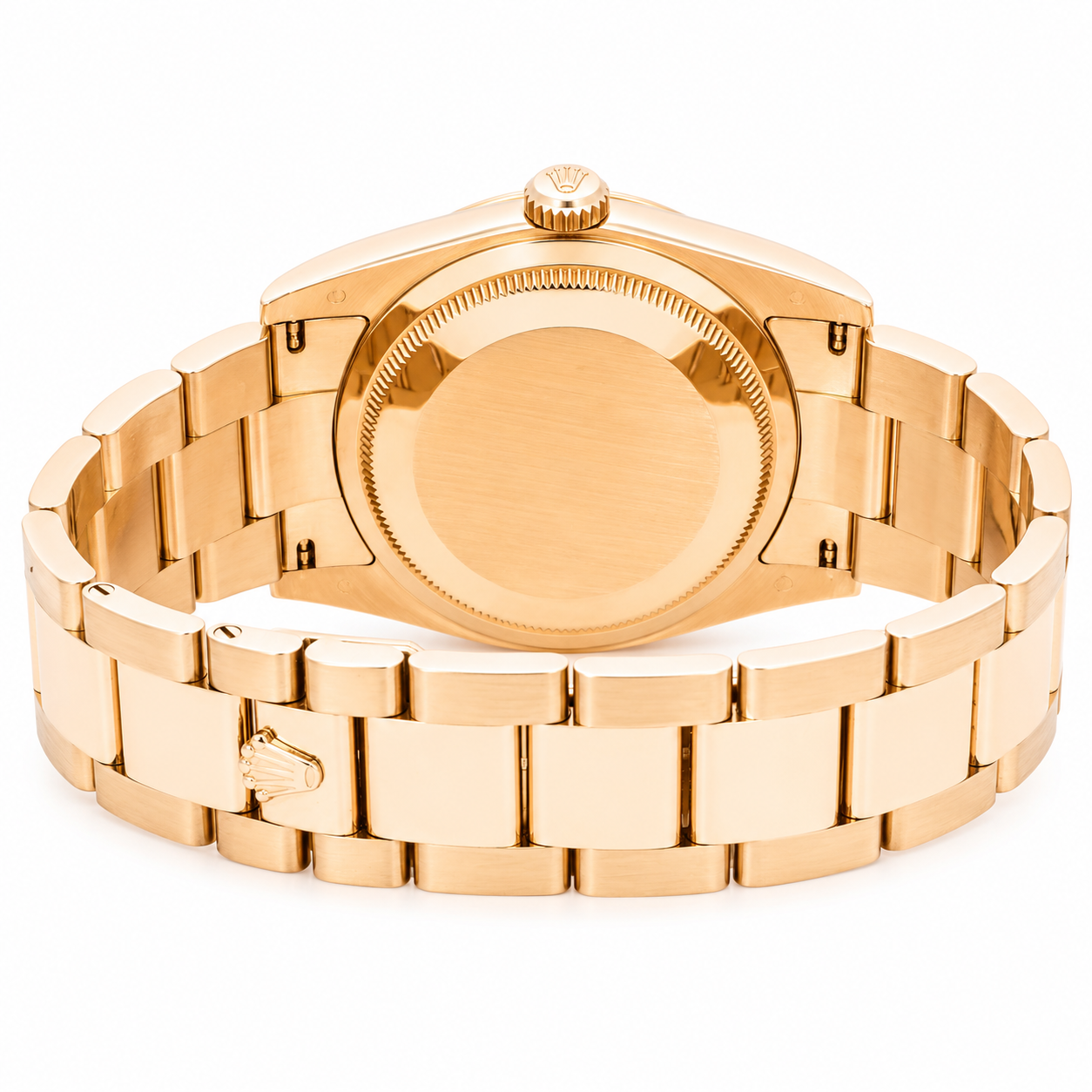 ROLEX DAY-DATE 36MM CHAMPAGNE DIAMOND DIAL 18K ROSE GOLD PRESIDENT 118205