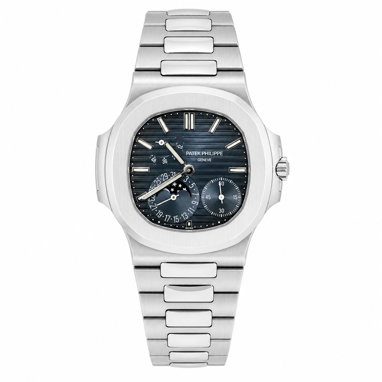 PATEK PHILIPPE NAUTILUS 5712/1A-001 BLUE DIAL STAINLESS STEEL MEN’S WATCH