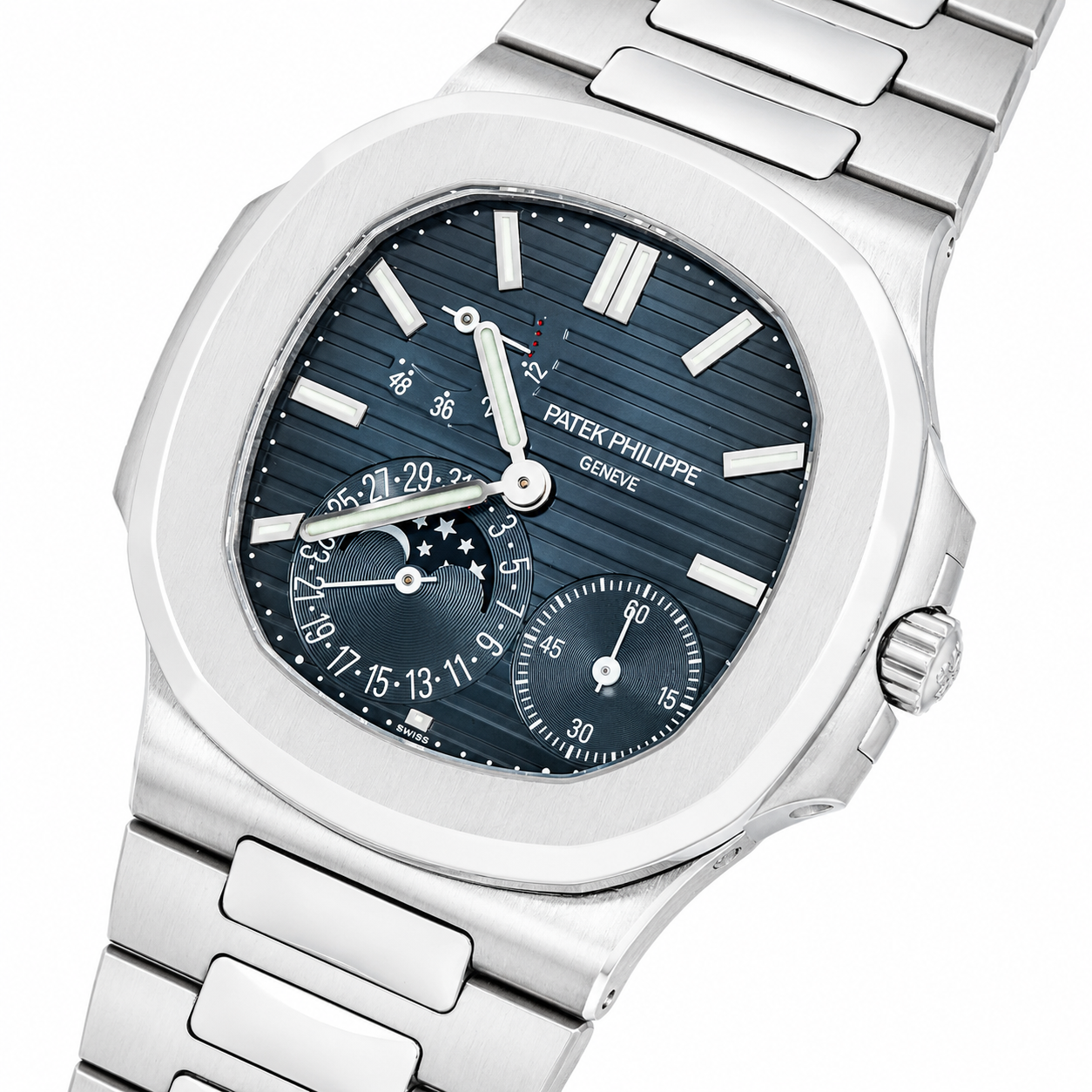 PATEK PHILIPPE NAUTILUS 5712/1A-001 BLUE DIAL STAINLESS STEEL MEN’S WATCH