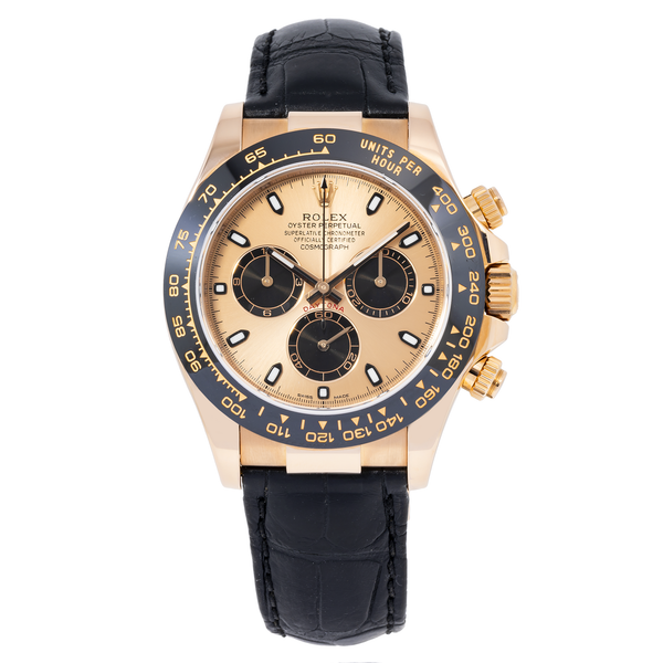Rolex Cosmograph Daytona 40MM 116515LN Champagne Dial Black