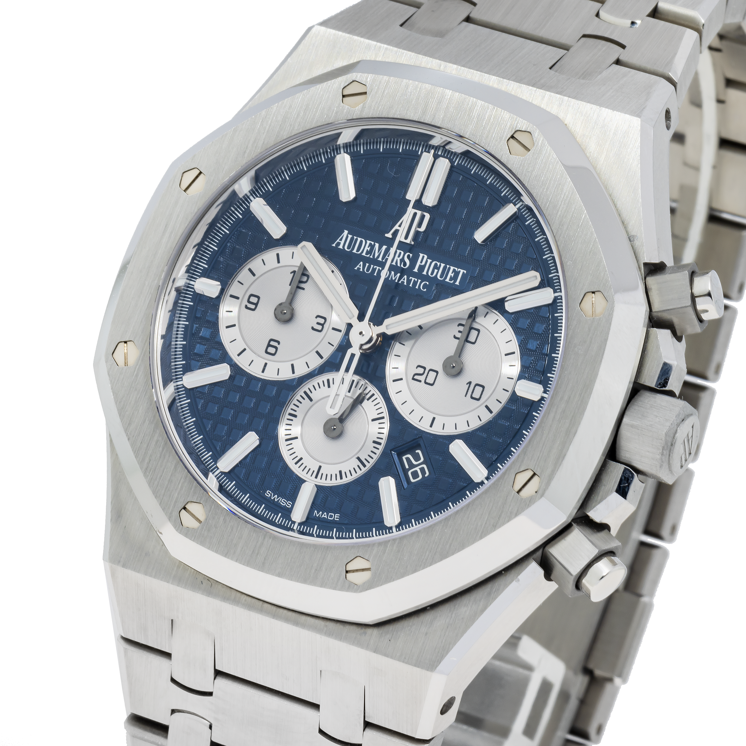 STAINLESS STEEL AUDEMARS PIGUET ROYAL OAK SELFWINDING CHRONOGRAPH 41MM BLACK DIAL 26331ST