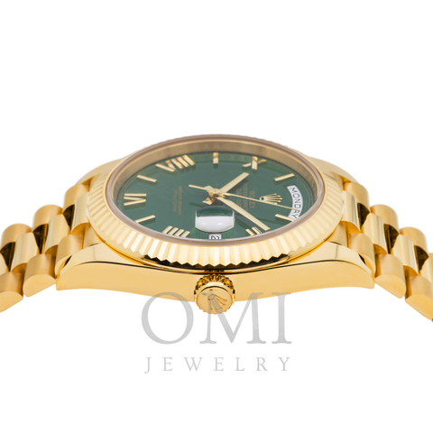 Day-Date  228238 40MM - Yellow Gold Watch With President Yellow Gold Oyster Bracelet and Fluted Bezel