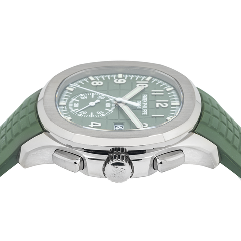 Patek Philippe Aquanaut 5168G 42.2MM Khaki Green Dial With Composite Strap