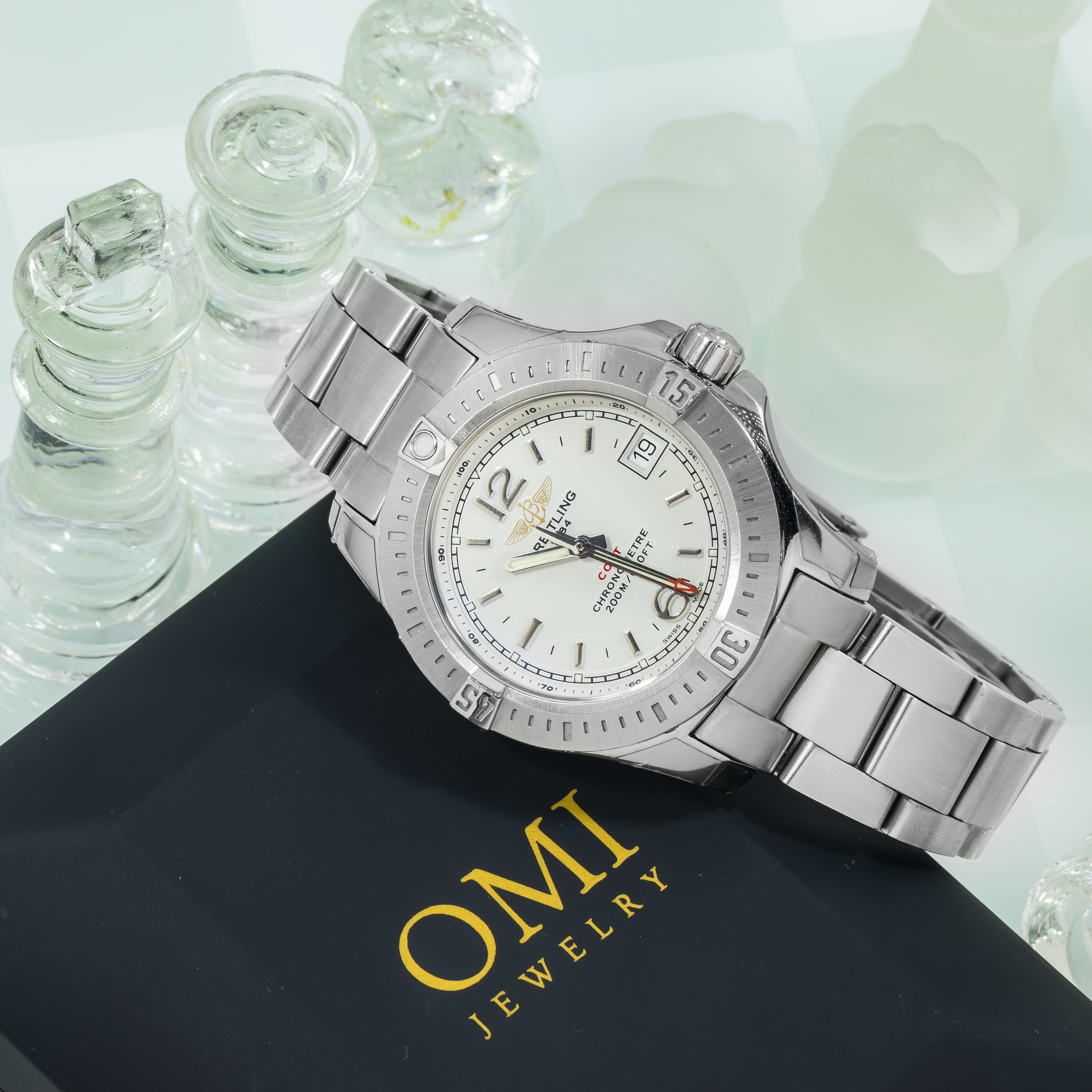 Breitling Colt 33MM A77388 White Dial Stainless Steel Bracelet Breitling Colt 33MM A77388 White Dial Stainless Steel Bracelet