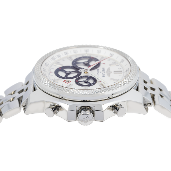 Buy Breitling Bentley Motors A25366 49mm White Dial With Stainless