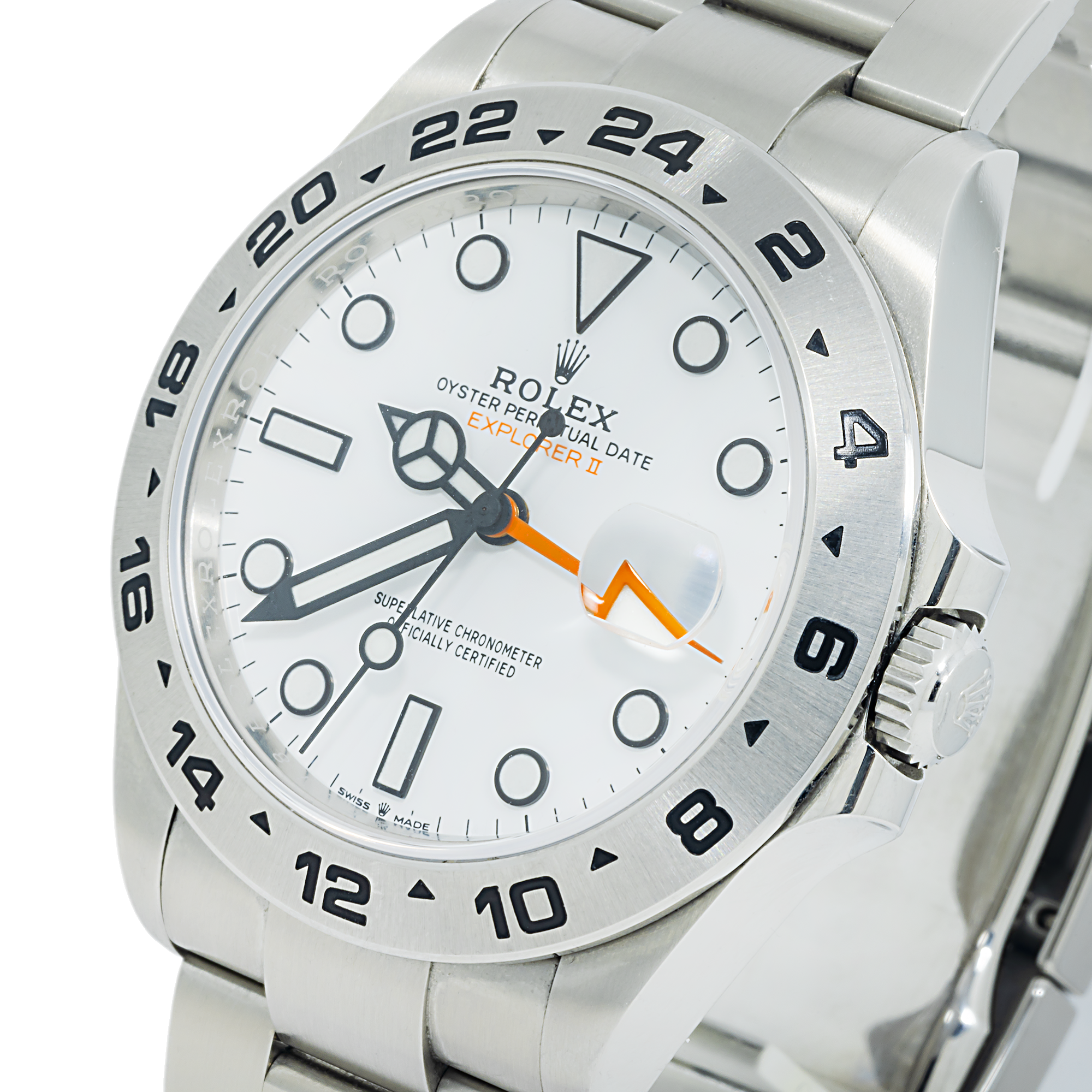 Rolex Explorer II 42MM 226570 Polar White Dial Stainless Steel Rolex Explorer II 42MM 226570 Polar White Dial Stainless Steel