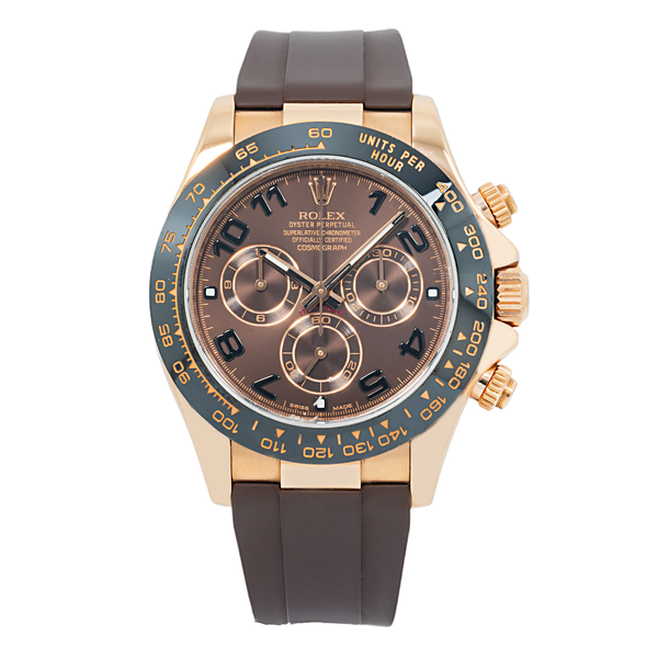 Rolex Cosmograph Daytona 40MM 116515LN Chocolate Arabic Dial Black