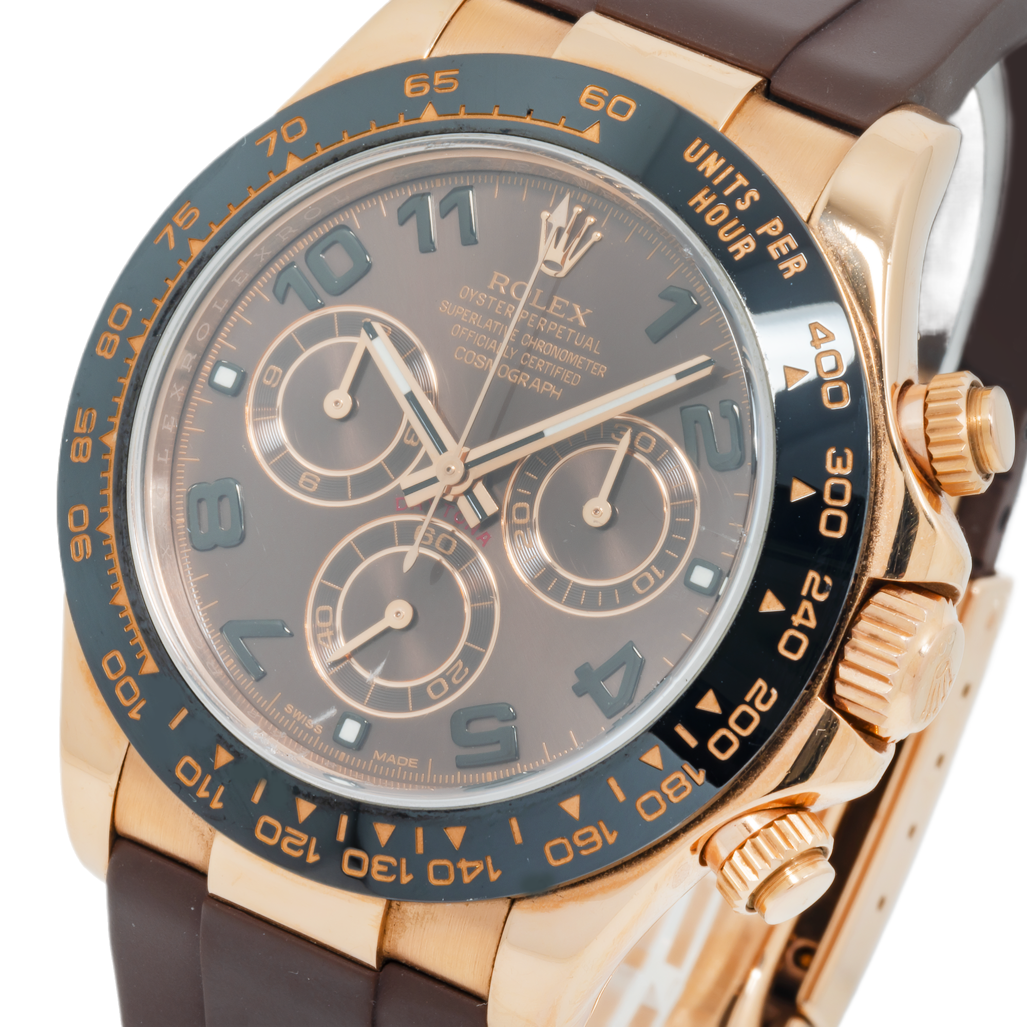 Rolex Cosmograph Daytona 40MM 116515LN Chocolate Arabic Dial Black Rolex Cosmograph Daytona 40MM 116515LN Chocolate Arabic Dial Black