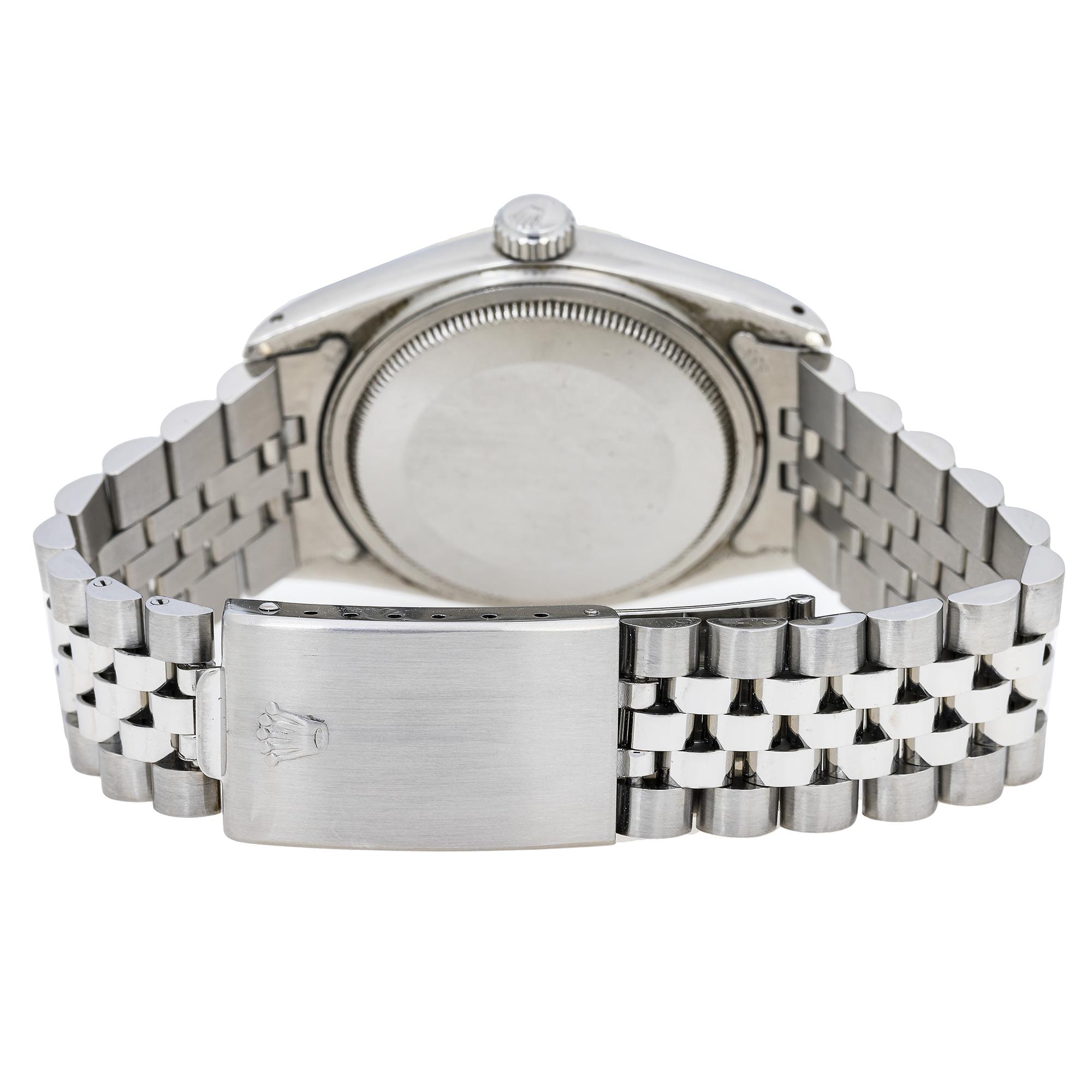 Rolex Datejust 36MM 16014 Silver Linen Dial Fluted Bezel Stainless Steel Jubilee Bracelet