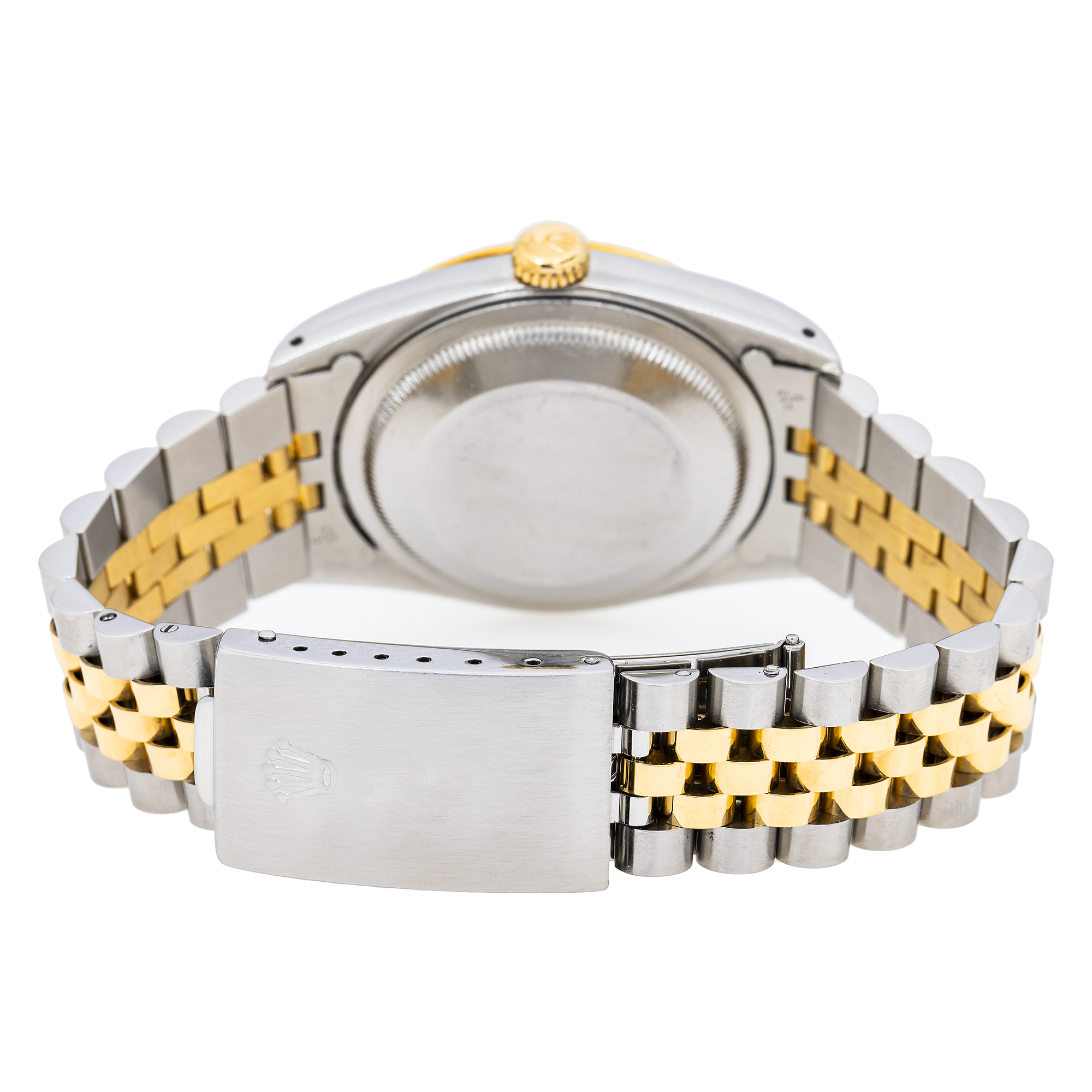 Rolex Datejust 36MM 16013 Silver Dial Fluted Bezel Two Tone Yellow Gold Jubilee Bracelet