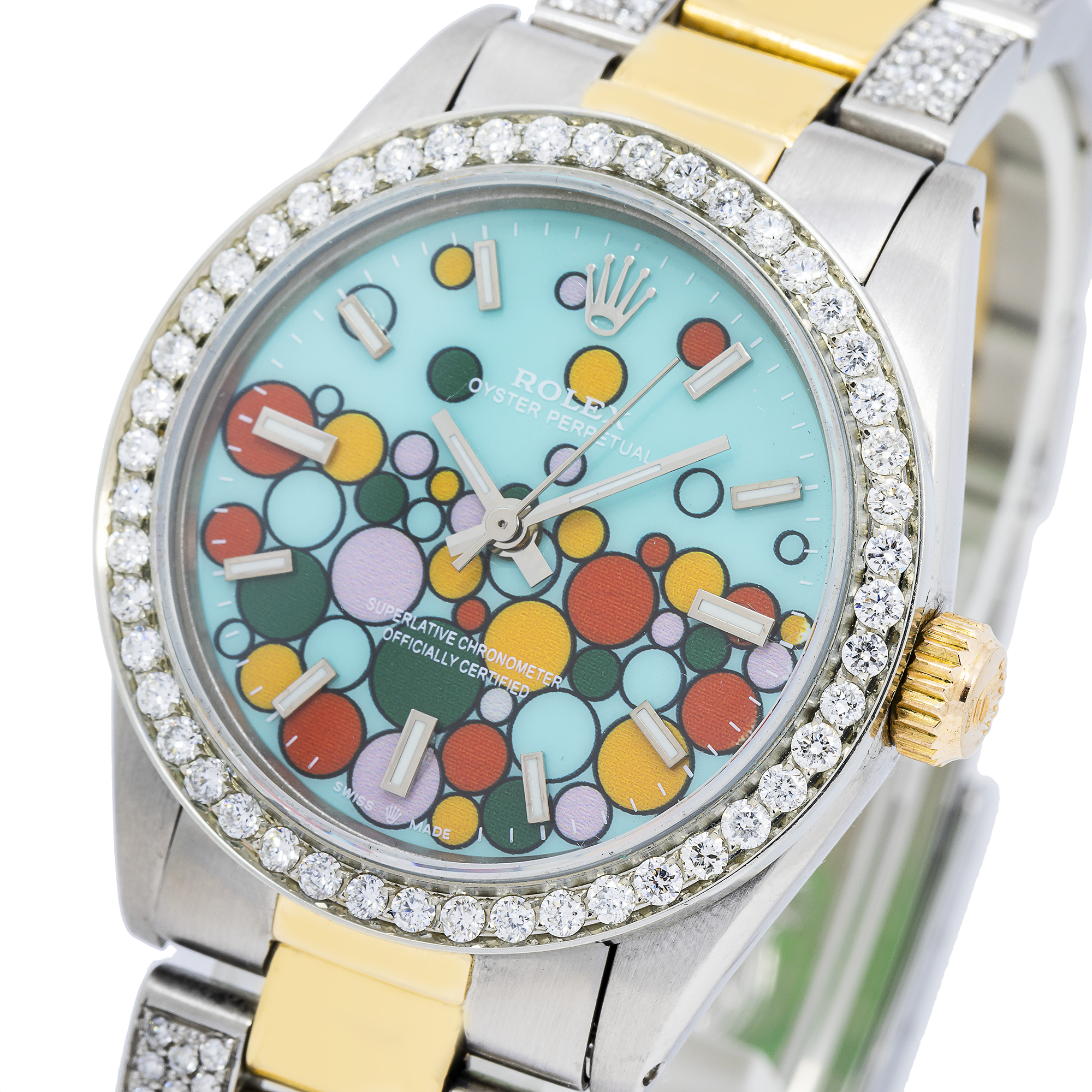 Rolex Oyster Perpetual 31MM 6748 Turquoise Celebration Dial Rolex Oyster Perpetual 31MM 6748 Turquoise Celebration Dial