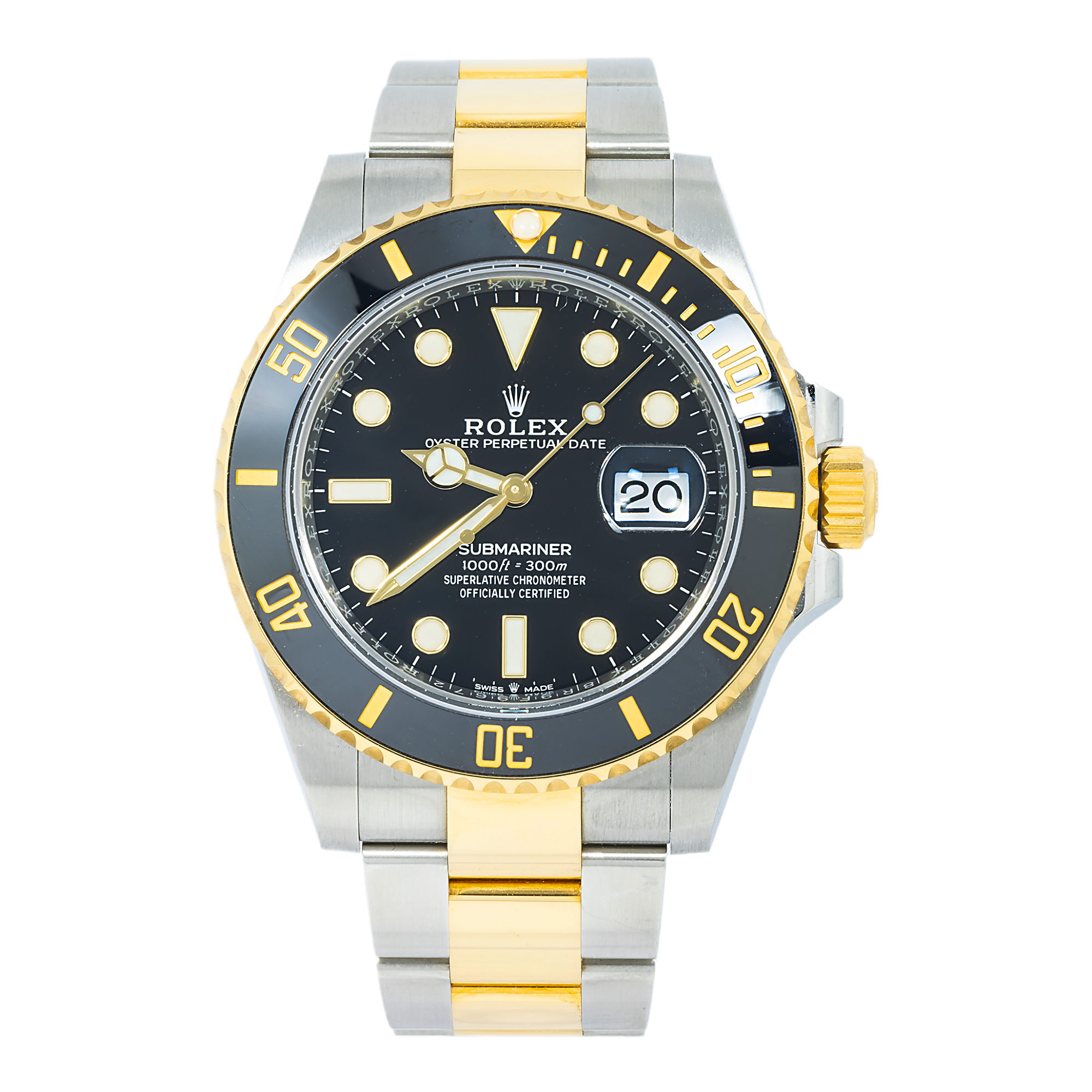 Rolex Submariner Date 41MM 126613LN Black Dial Black Ceramic Bezel Two Tone Oyster Bracelet