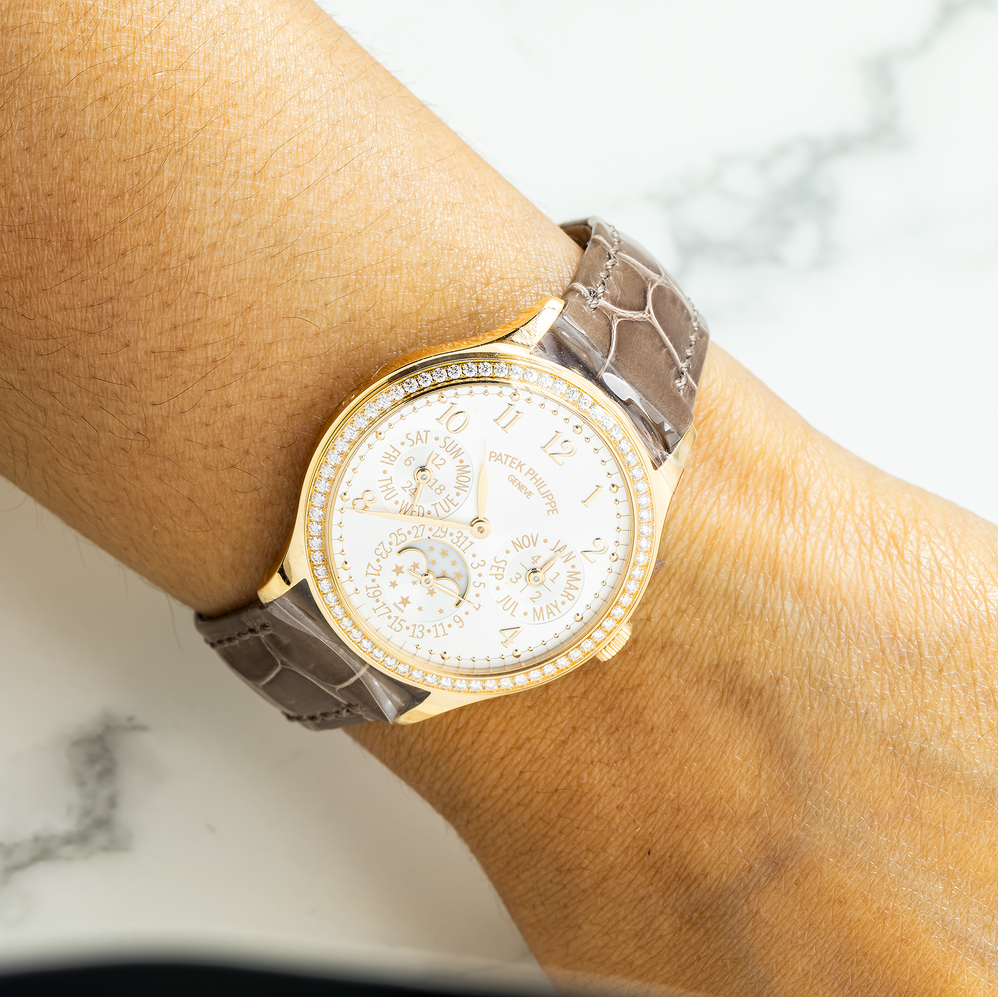 Patek Philippe Grand Complications 35.1MM 7140R-001 Silver Arabic Patek Philippe Grand Complications 35.1MM 7140R-001 Silver Arabic