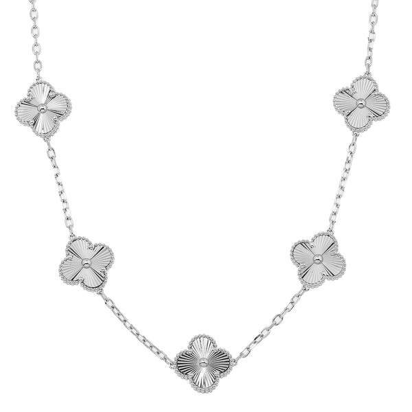 18K GOLD CLOVER NECKLACE