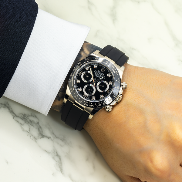 はる Buy Rolex Cosmograph Daytona 40MM 116519LN Black Diamond Dial