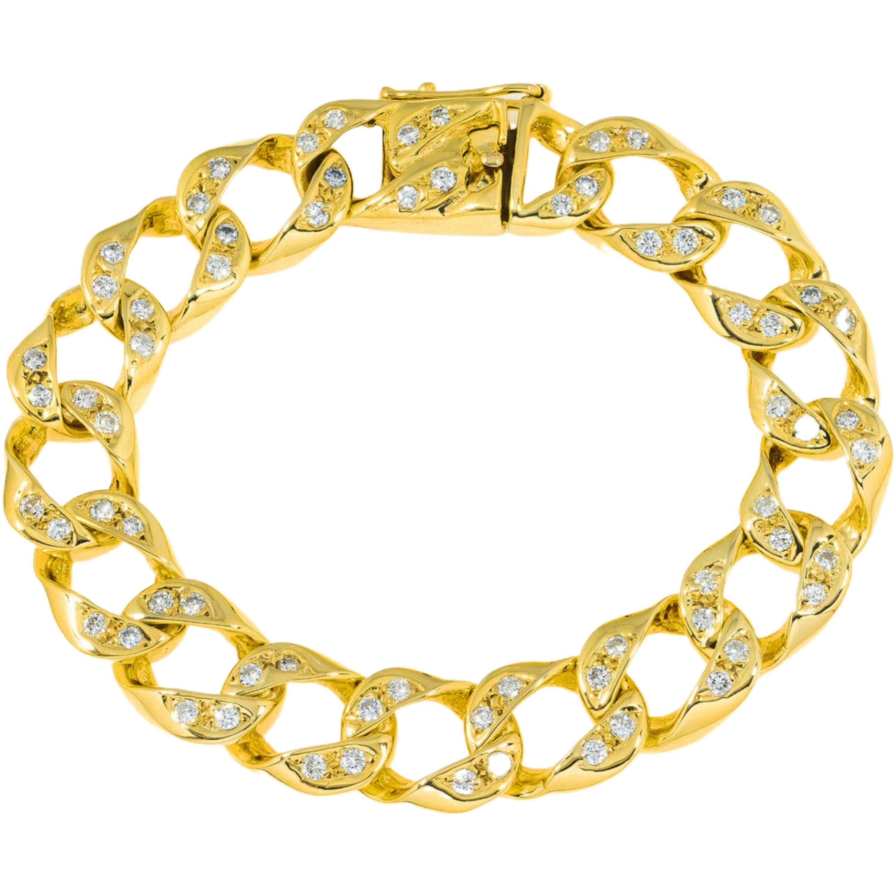 Men's Diamond Cuban Bracelets