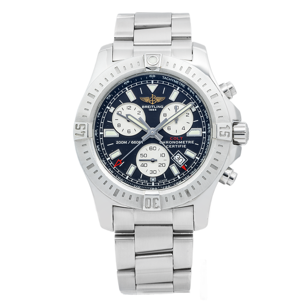 Breitling Colt Chronograph 41MM A73388 Black Dial Stainless Steel