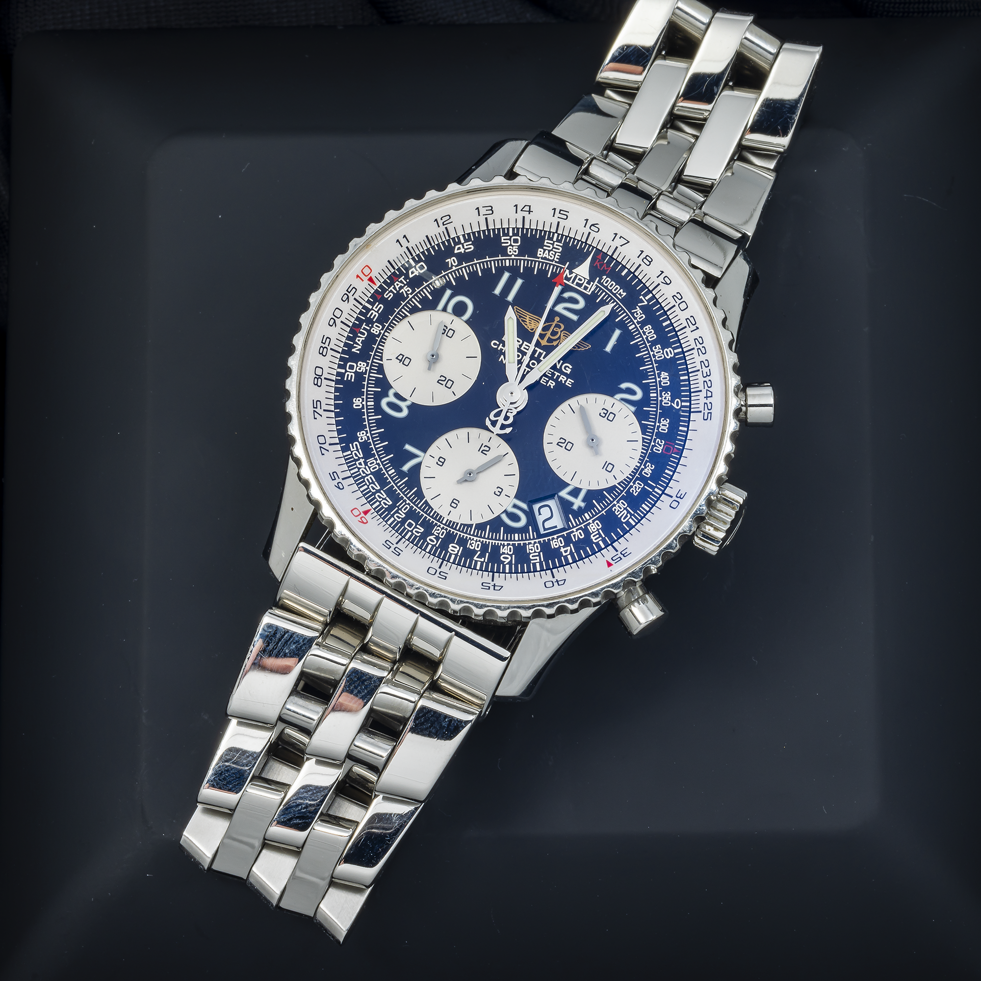 Breitling Navitimer 42MM A23322 Black Arabic Dial Stainless Steel Breitling Navitimer 42MM A23322 Black Arabic Dial Stainless Steel