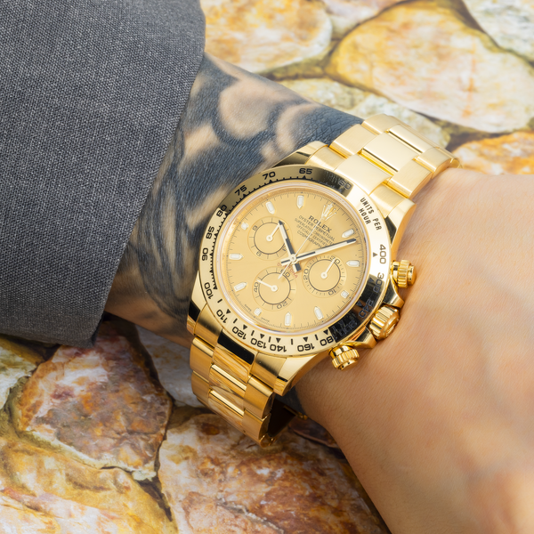 Champagne Dial Rolex Full Gold Daytona Rolex Cosmograph Daytona