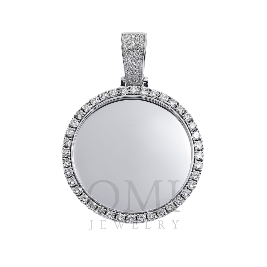 Buy Diamond Circle Frame for Gold Coin Medallion Necklace
