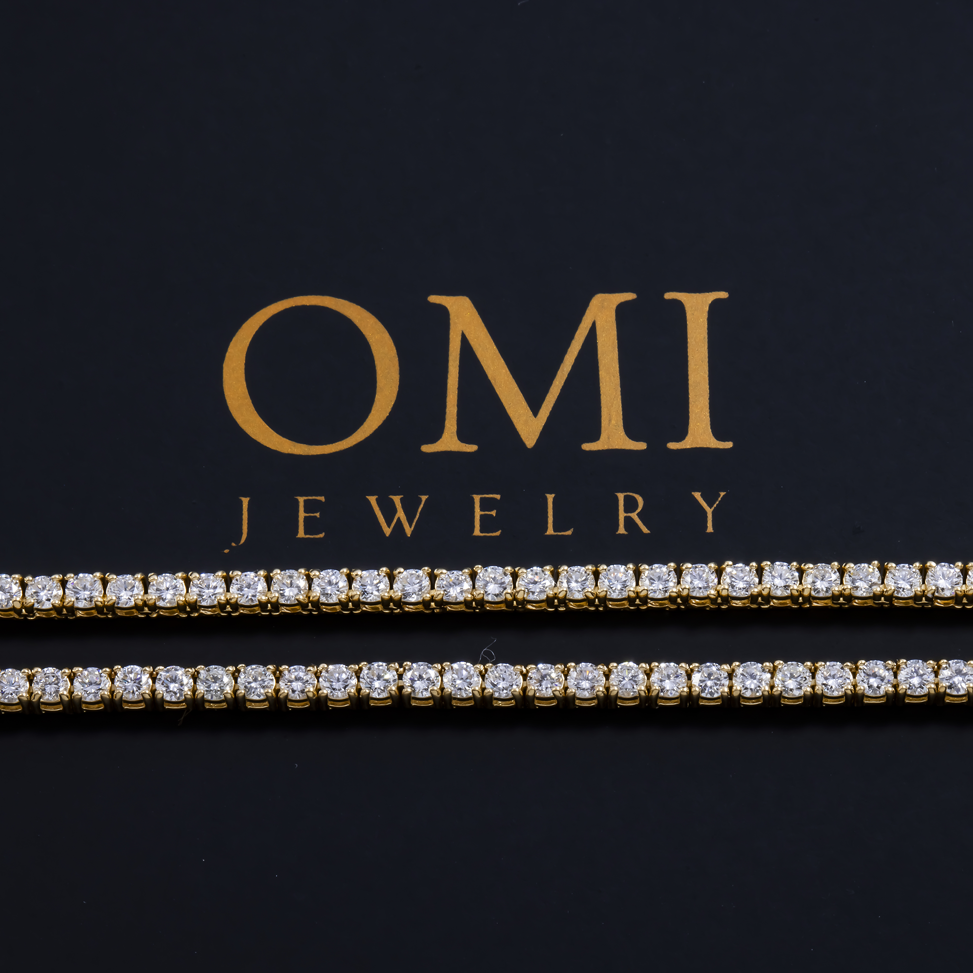 14K GOLD ROUND DIAMOND TENNIS CHAIN 8.72 CT